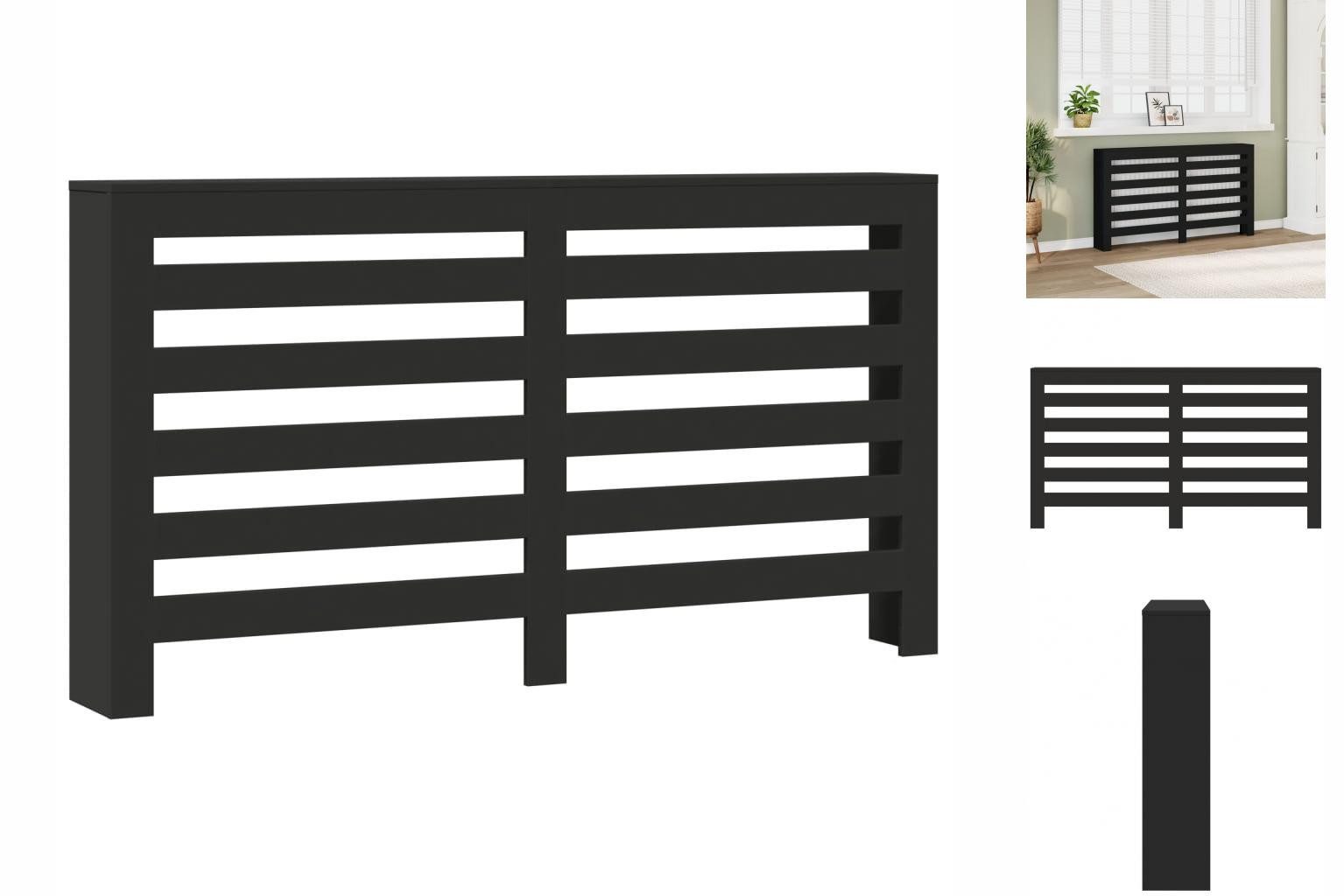Cubierta De Radiador De Madera Envejecida 149x82 Cm - VidaXL Con Estante