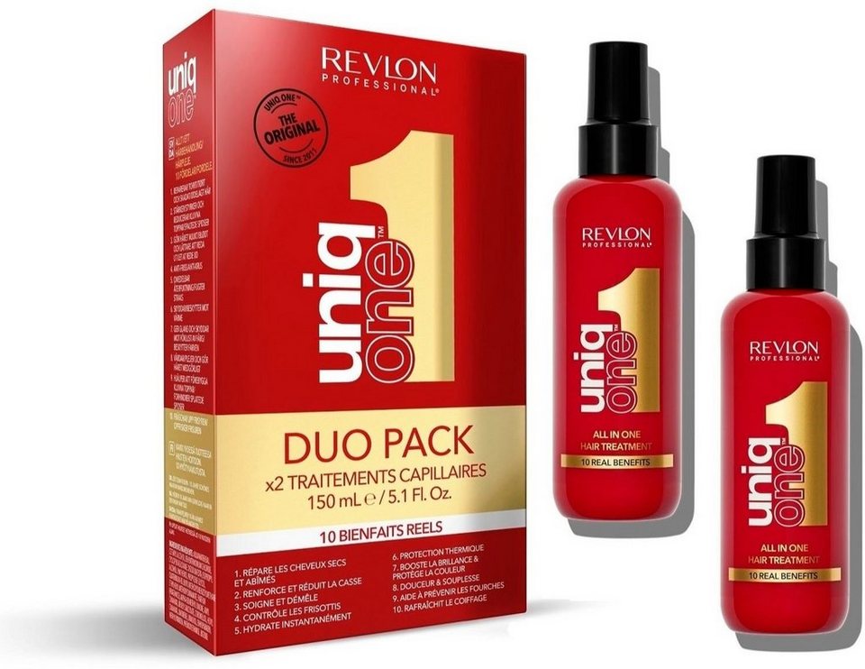 Pflege REVLON 2-tlg., Haarpflege-Set Hair PROFESSIONAL Classic Edition Treatment Spar-Set, One Set, Leave-in All Limited In Uniqone Duopack