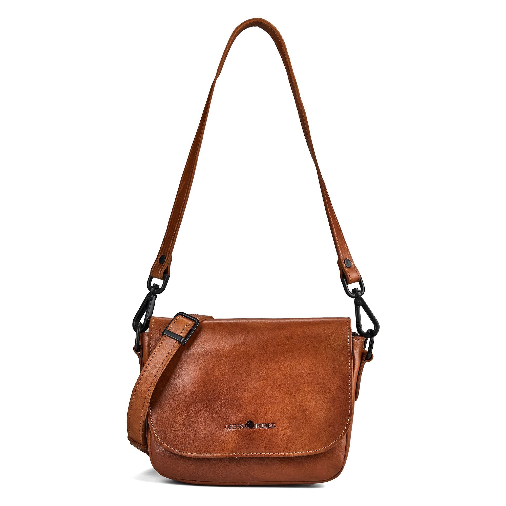 Greenburry Schultertasche Newport, Leder