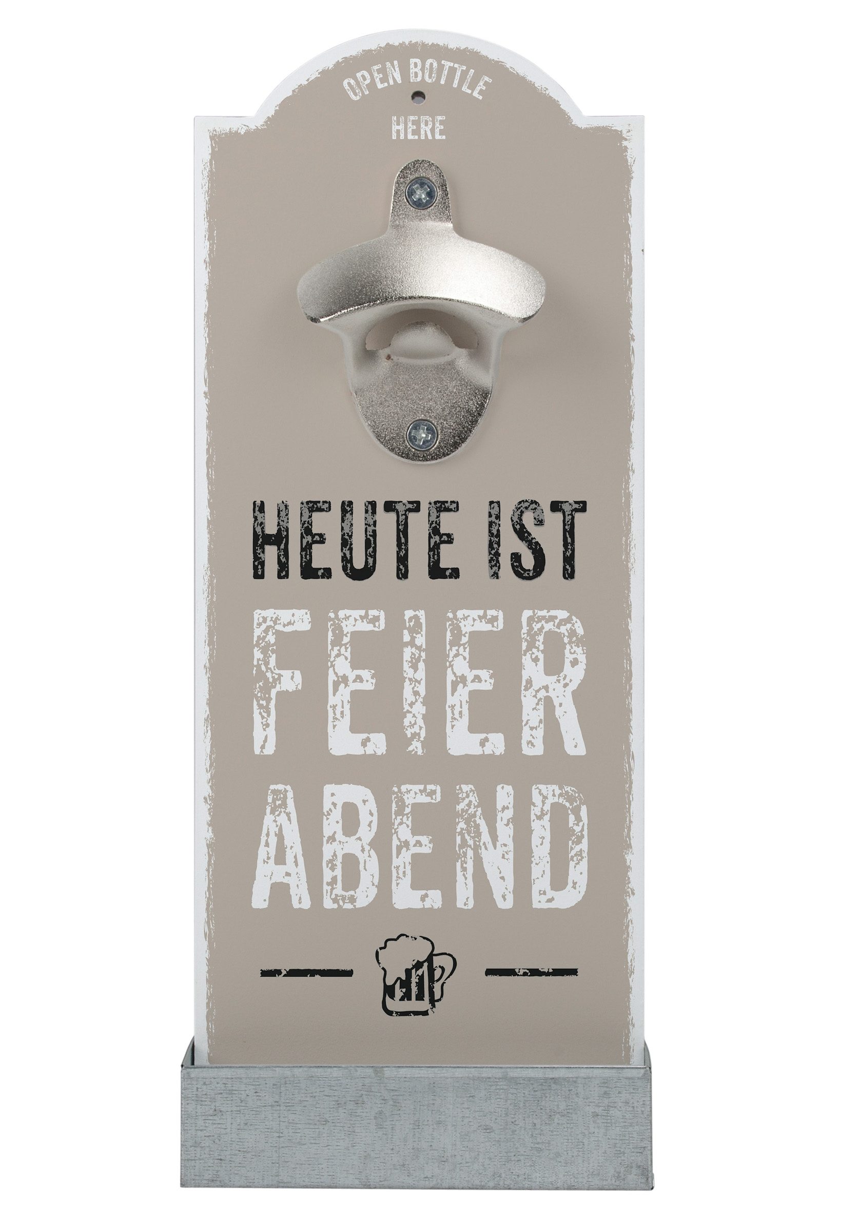 Image of Contento Flaschenöffner »Feierabend«, für die Wand
