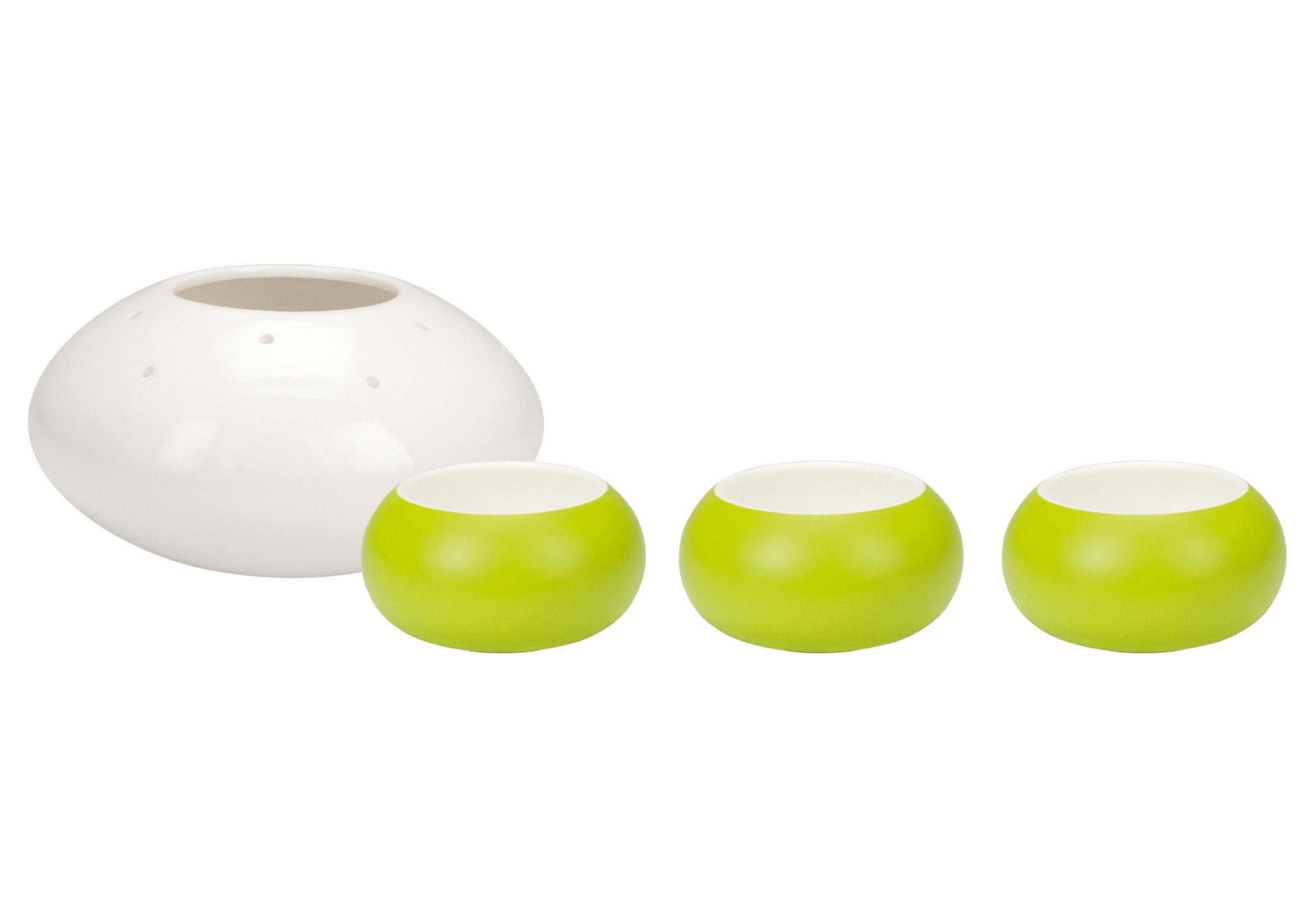 Image of Contento Snackschale »Pearls«, Porzellan, (Set, 4-tlg), stapelbar