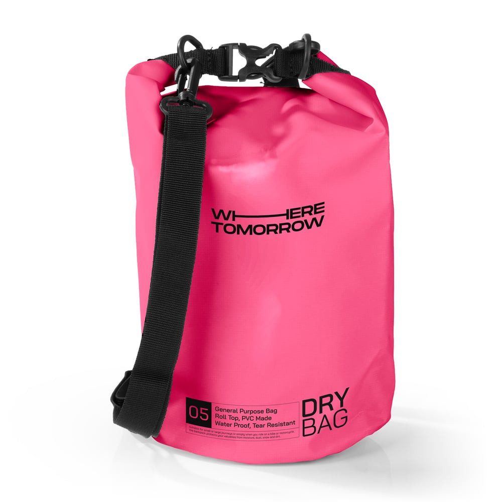 #DoYourSports Aufbewahrungstasche Aufbewahrungstasche PVC dry bag 5L inkl. Nylongurt, Outdoor Tasche Camping Angeln wasserdicht Handy sicher aufbewahren