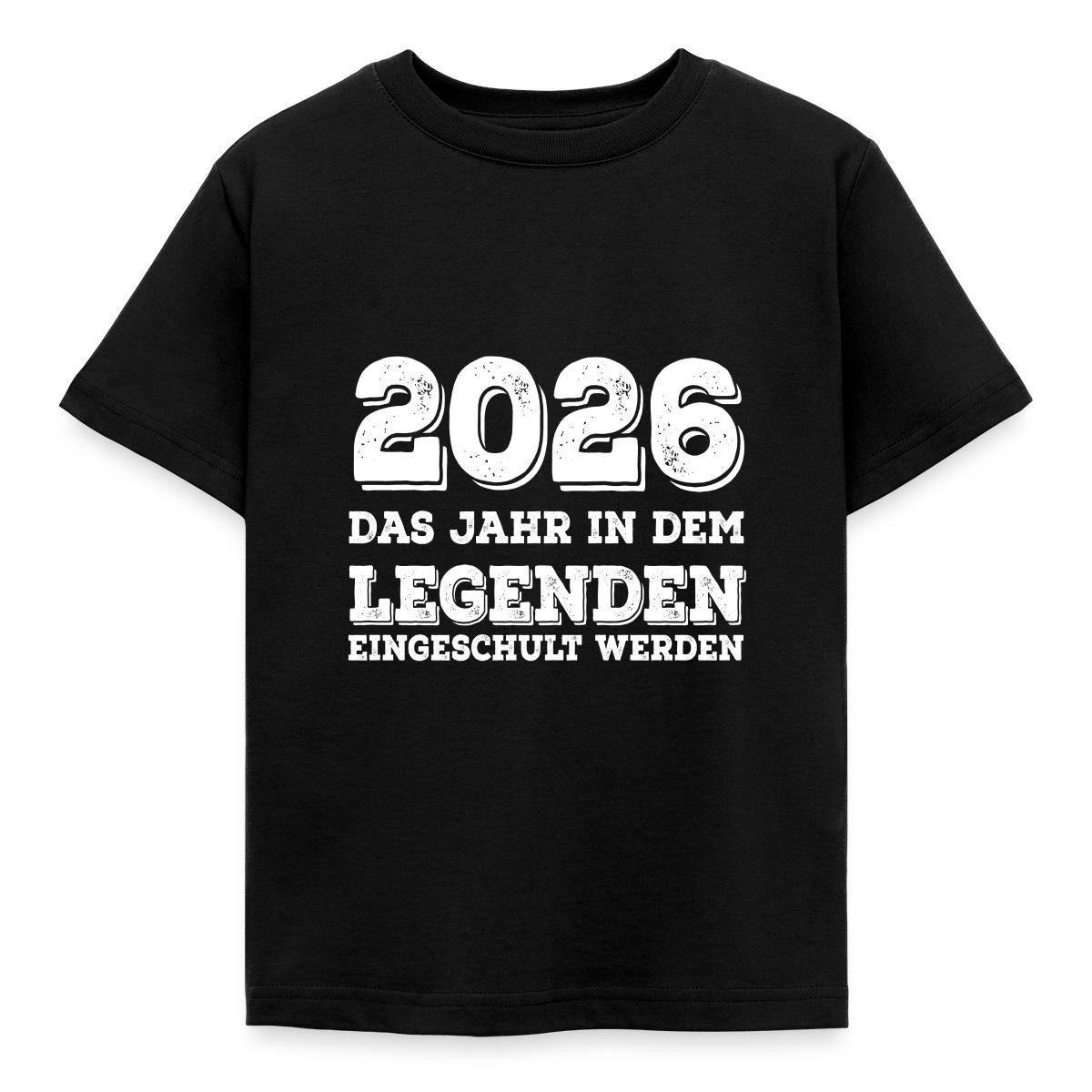 T-Shirt Das Jahr In dem Legenden Eingeschult Werden Kinder T-Shirt