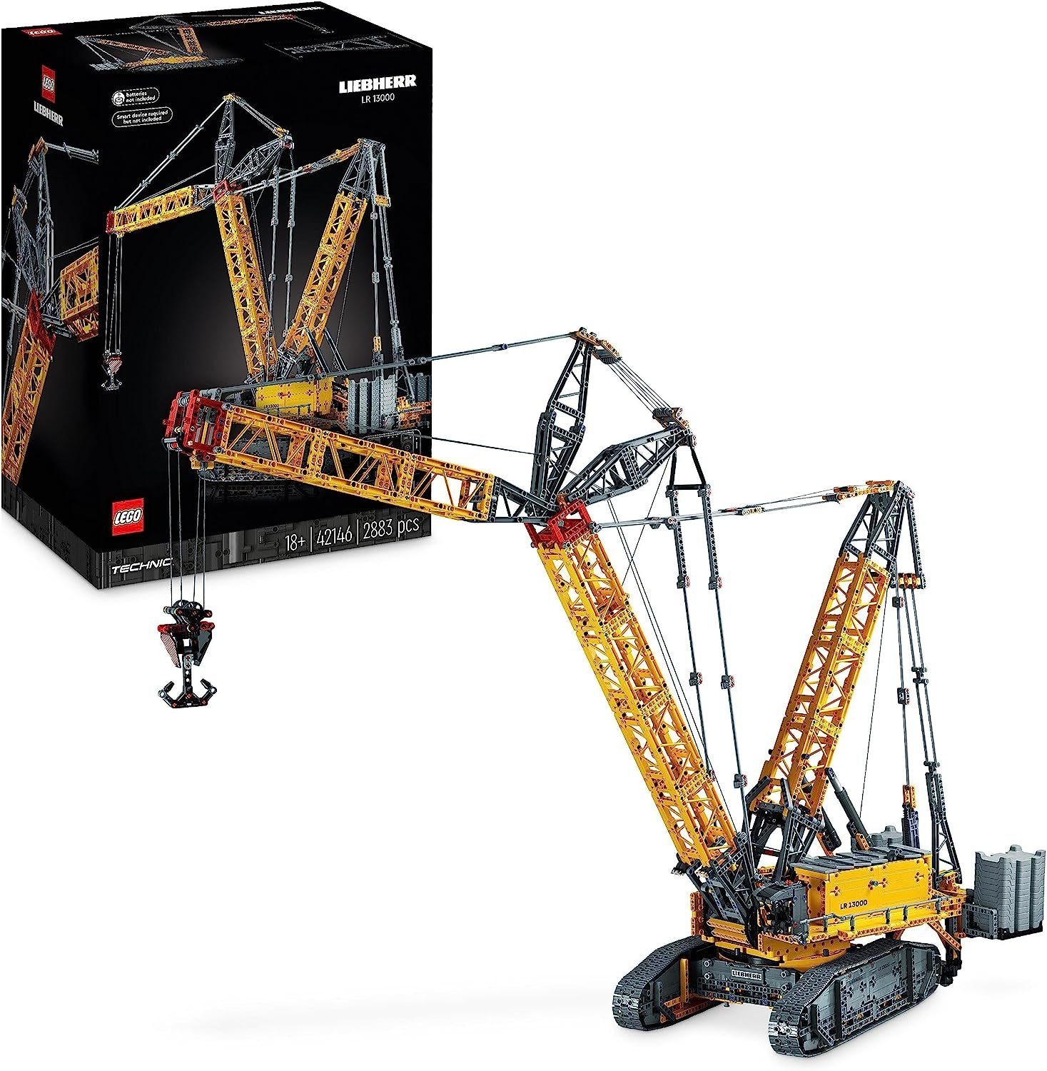 LEGO® Technic 42146 Liebherr LR 13000 Raupenkran 42146 Spielbausteine, (2883 St)