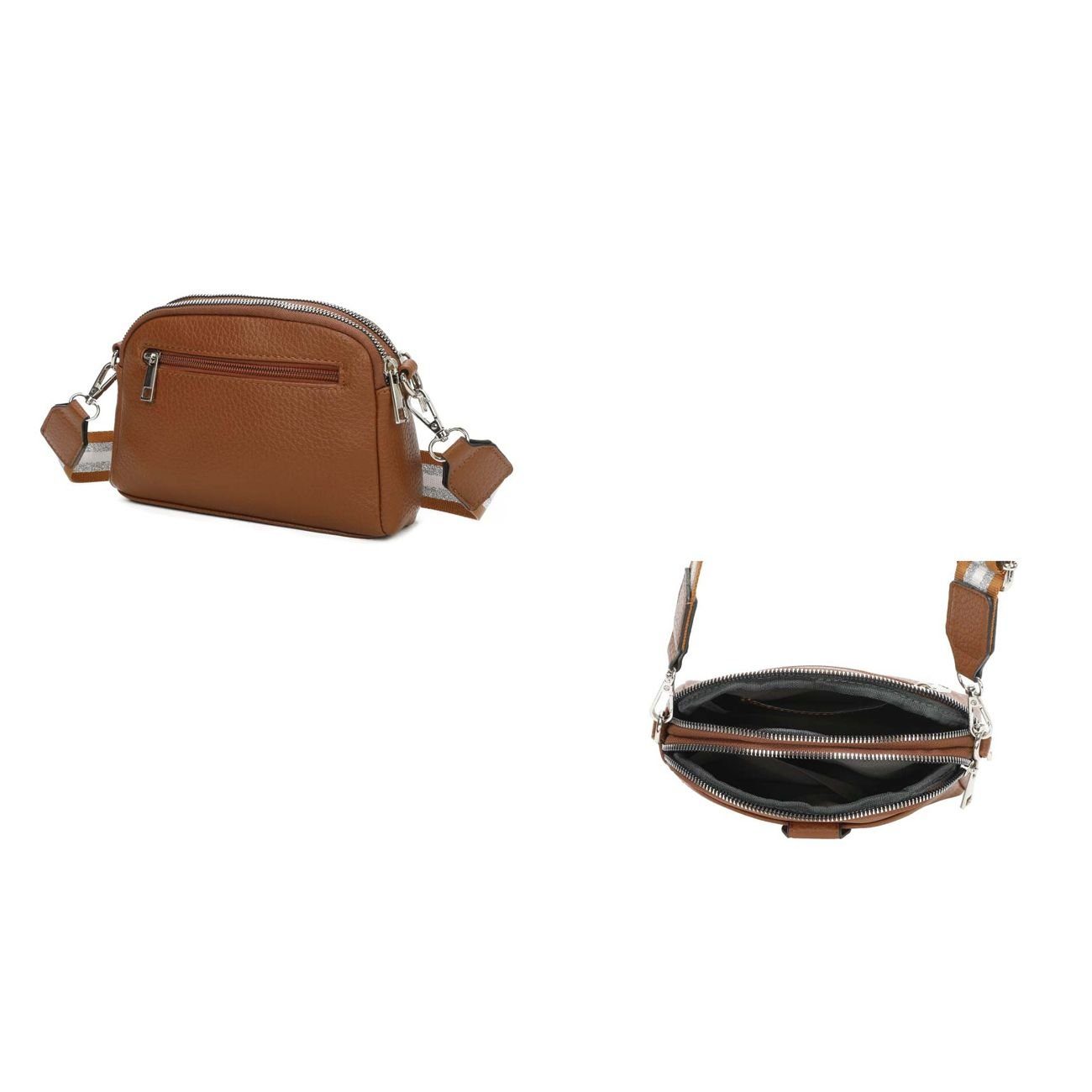 ITALYSHOP24 Schultertasche Damen kleine Umhängetasche Crossover Geldbörse C günstig online kaufen