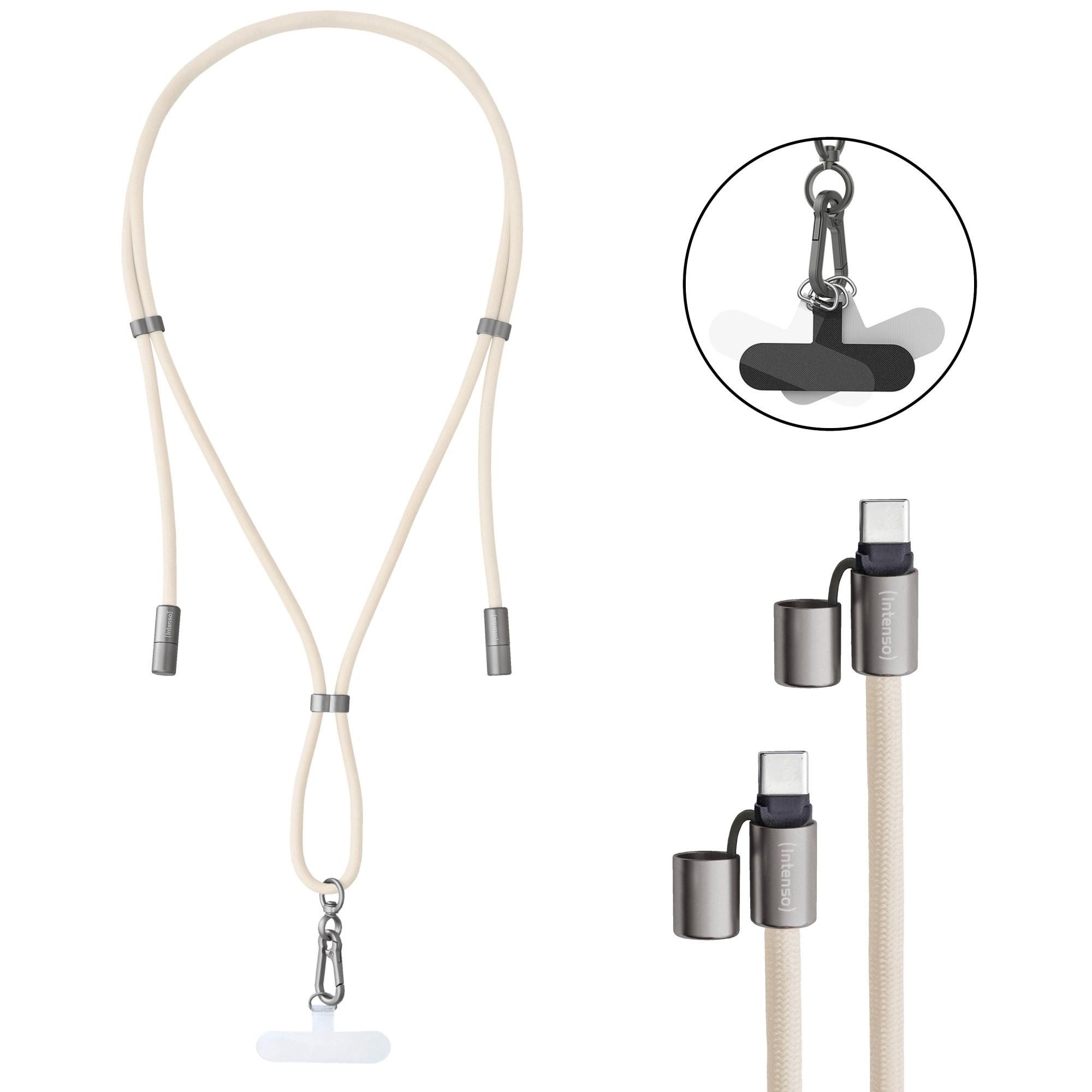 Intenso Handykette Handykette mit USB-C-Kabel, 60W