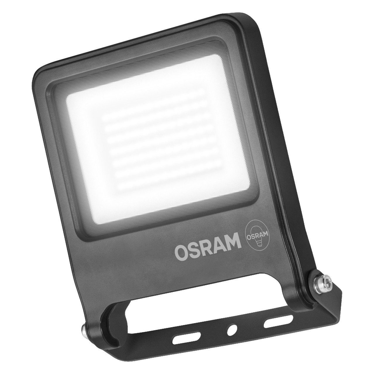 Osram Außen-Wandleuchte Osram Außenleuchte ENDURA Flood 50W PCR dunkelgrau, Inkl. Leuchtmittel, Nicht dimmbar ohne Bewegungsmelder