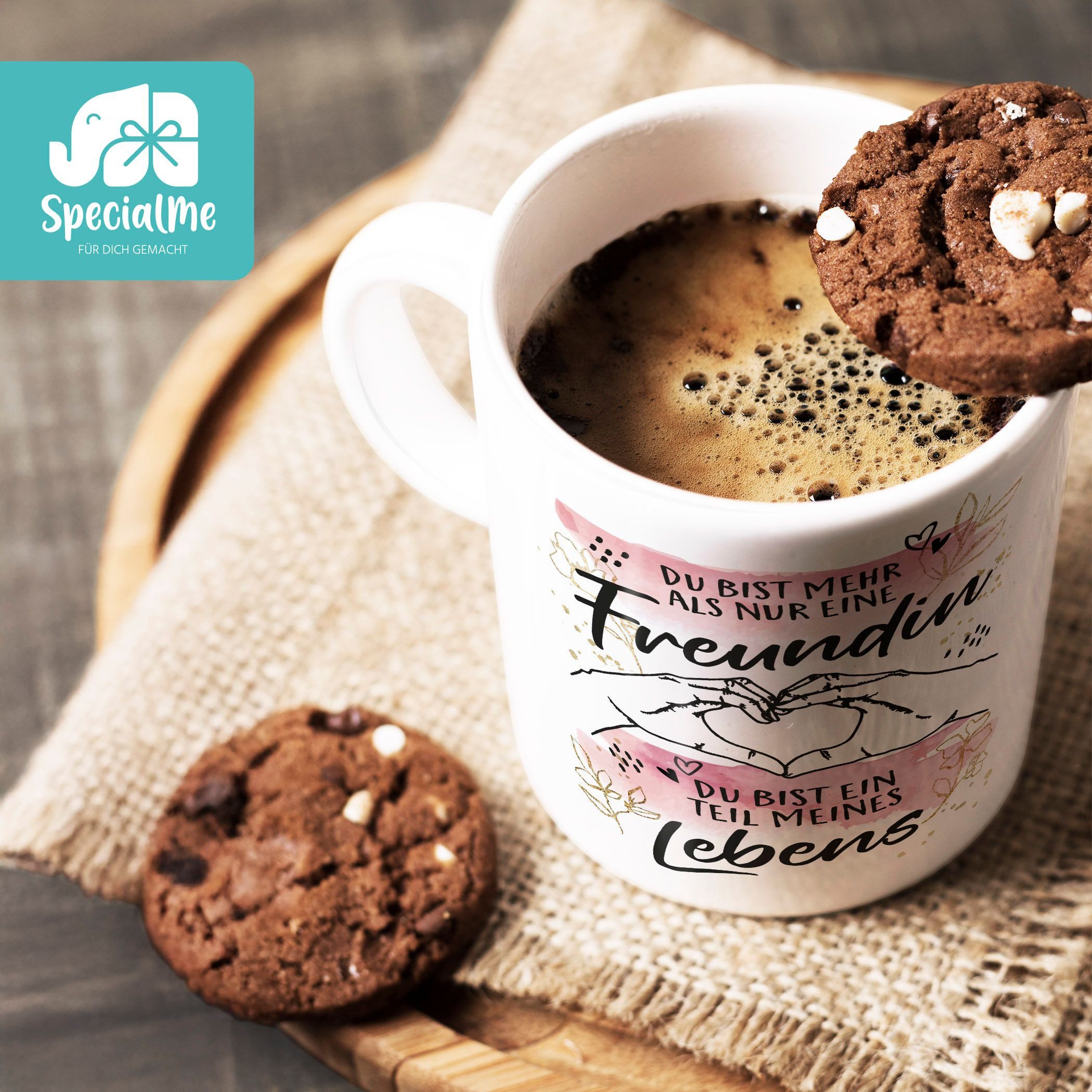 SpecialMe Tasse Tasse beste Freundin Spruch Du bist nicht nur eine Freundin Geschenk, Keramik – Bild 5 von 5