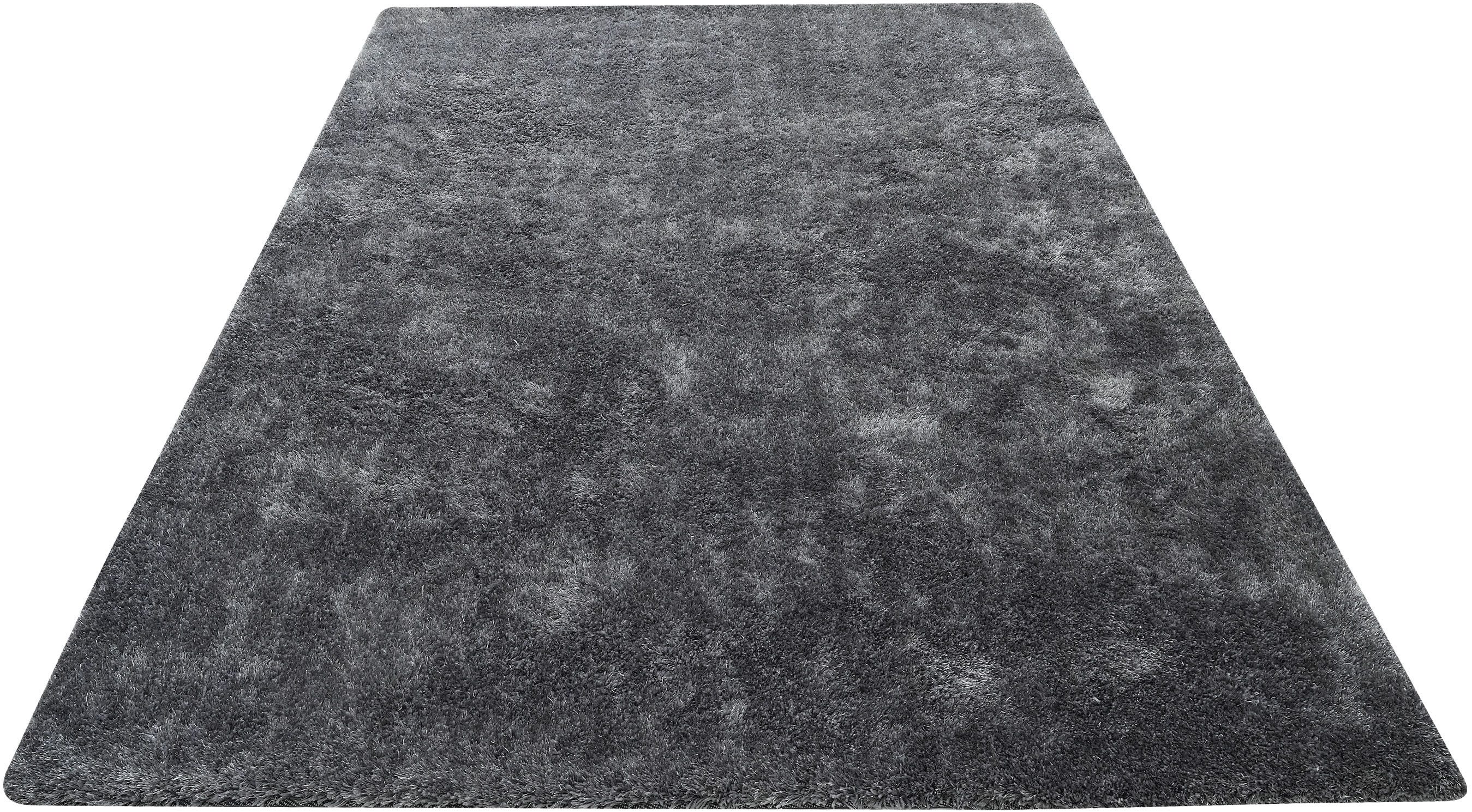 Bruno Banani Teppich Dana Teppich, besonders weich und kuschelig, Kundenliebling, rechteckig, Höhe: 30 mm, uni, Mikrofaser Teppiche, Wohnzimmer, Schlafzimmer, Esszimmer