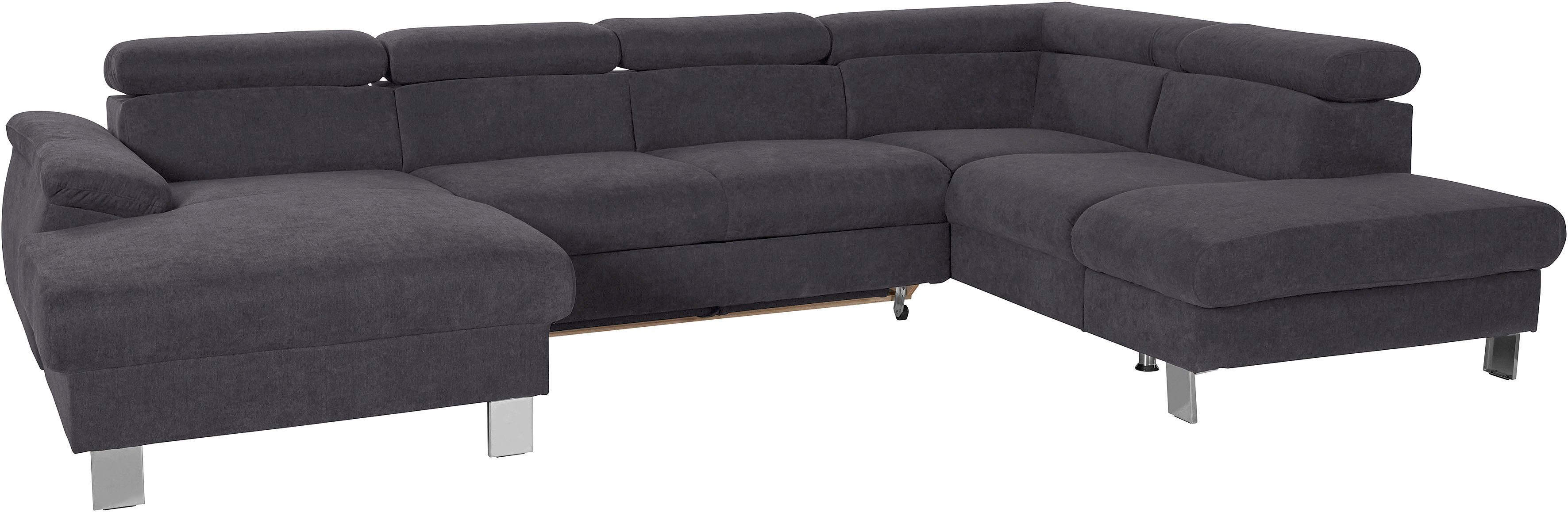 COTTA Wohnlandschaft "Komaris U-Form, B: 320 cm" mit Kopfteilverstellung, o günstig online kaufen