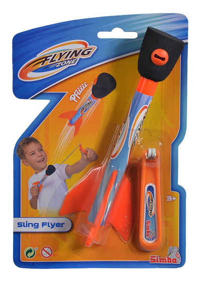 SIMBA Wurfscheibe Outdoor Spielzeug Wurfspiel Space Rocket Flying Zone 107202415