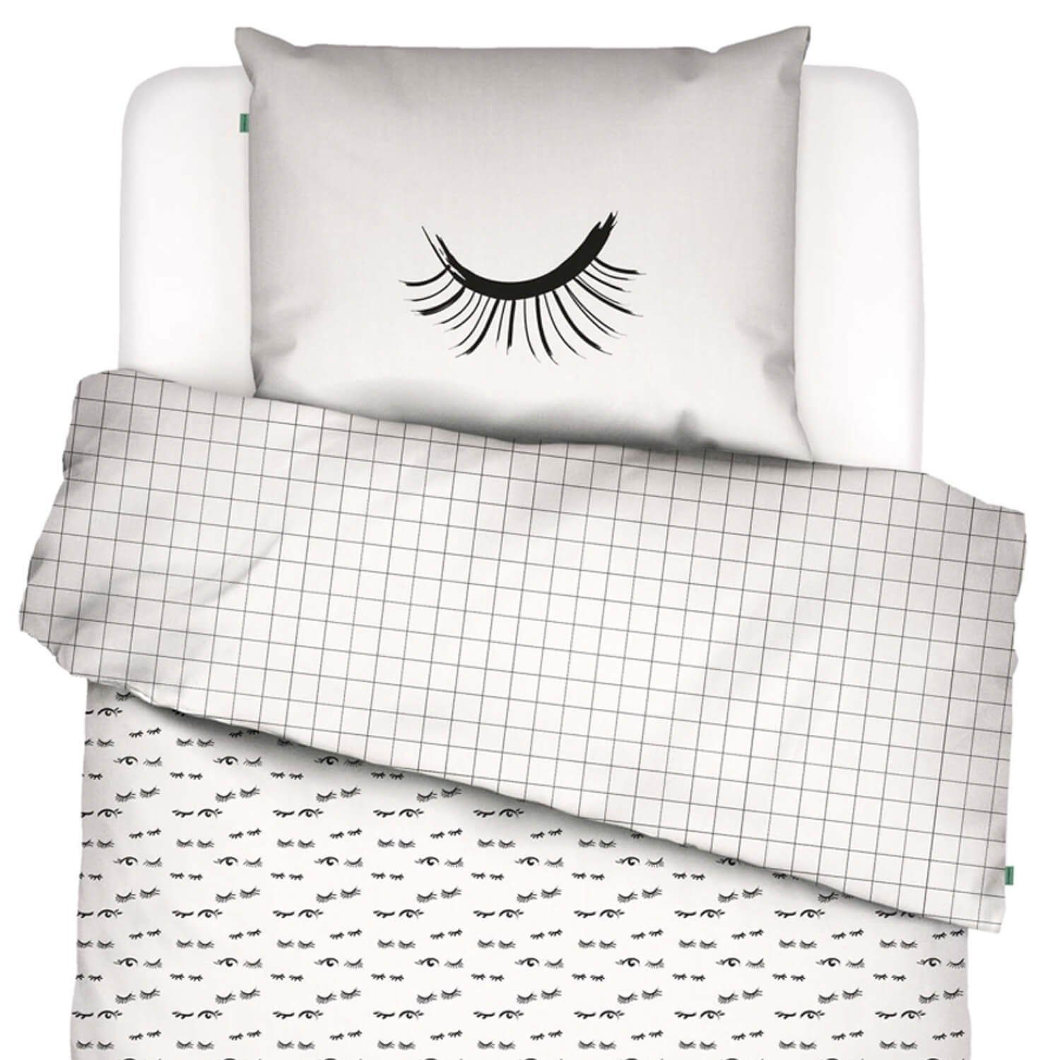 Essenza Bettwäsche Eyecatcher White, Baumwolle, 2 teilig, Augenzwinker, Sch günstig online kaufen