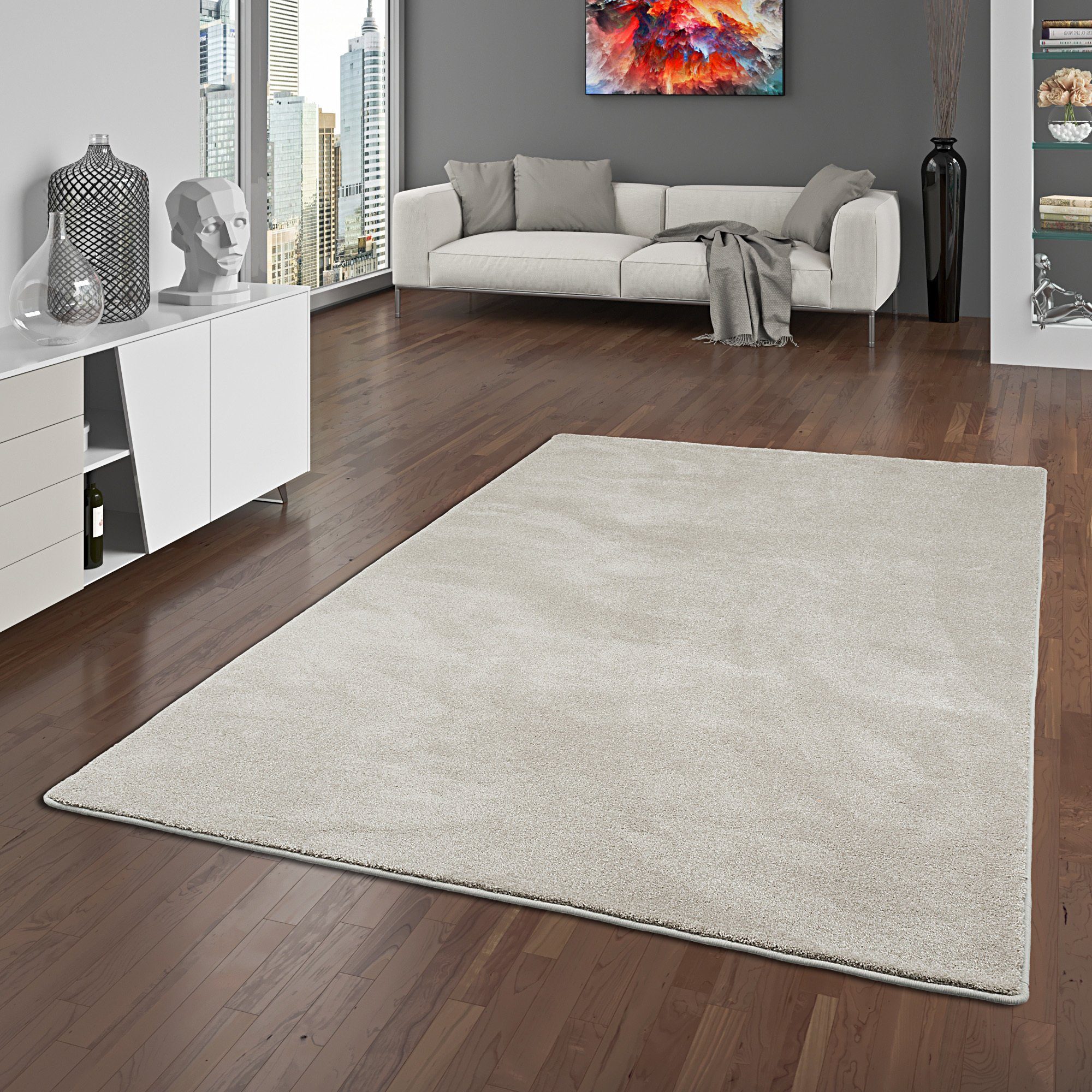 Snapstyle Hochflor-Teppich Hochflor Luxus Velours Teppich günstig online kaufen