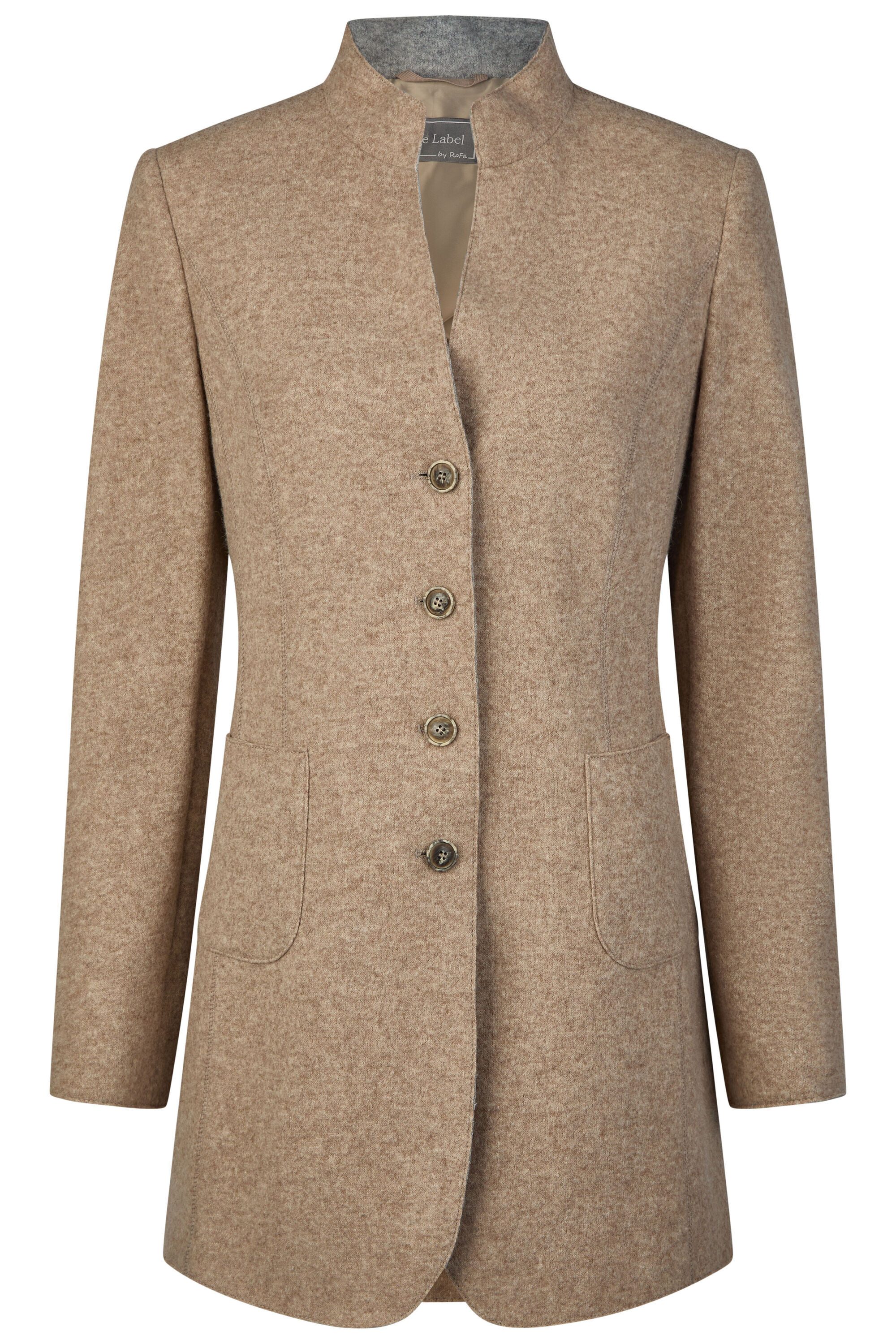 White Label Longblazer mit Stehkragen