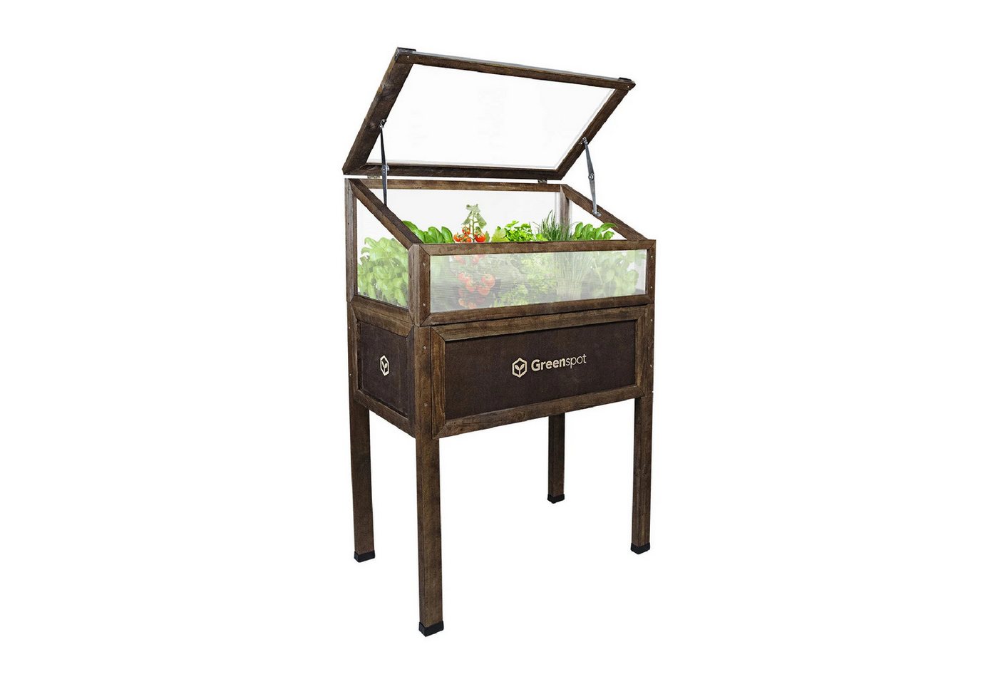 QLS Gewächshaus Mini Vintage für Balkon 80×45 cm, aus Holz Hochbeet Frühbeet Terrasse braun | Rabatt: 33% QLS Gewächshaus Mini Vintage für Balkon 80×45 cm, aus Holz Hochbeet Frühbeet Terrasse braun | Rabatt: 33%