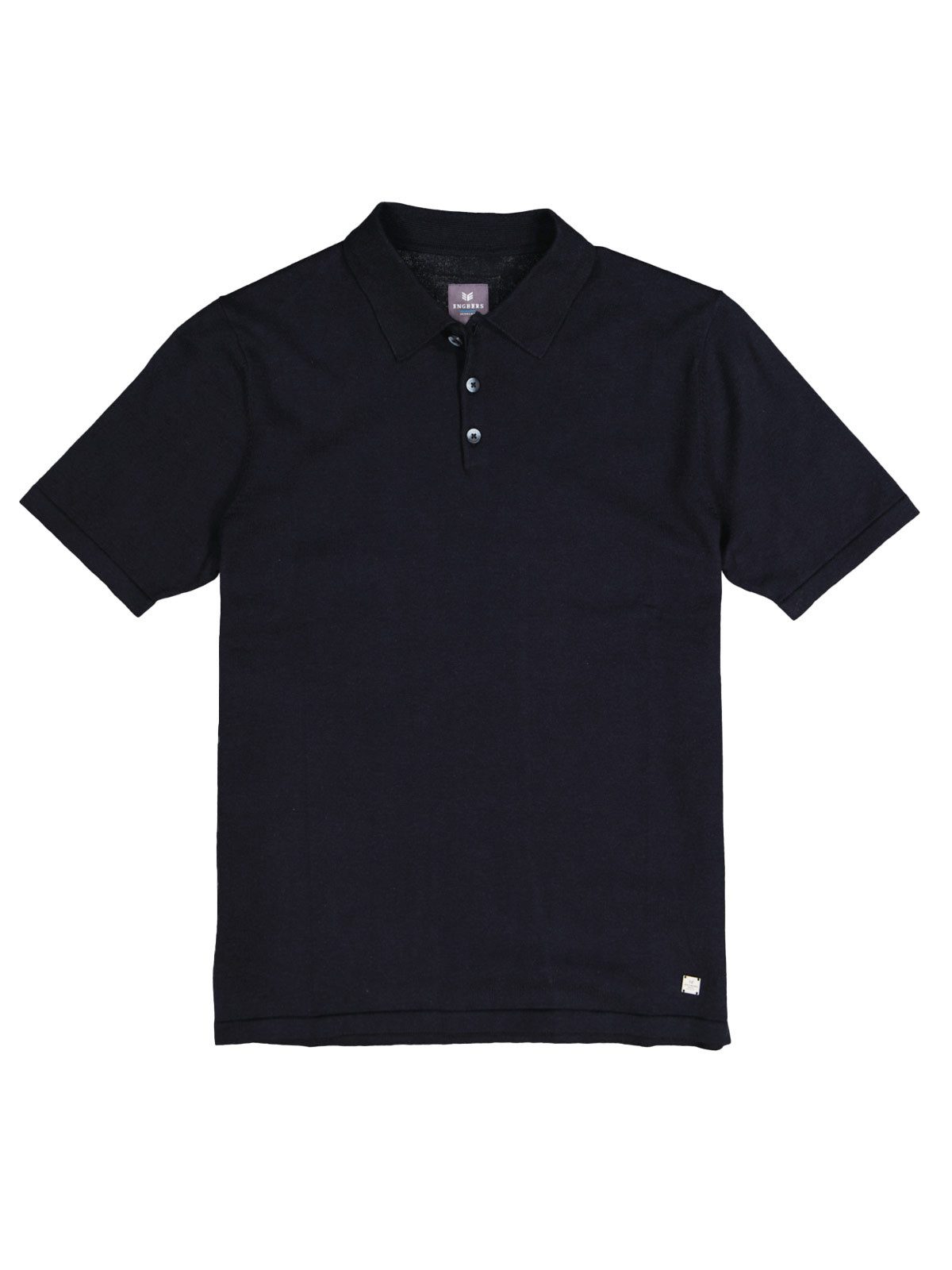 Engbers Rundhalspullover Polo-Shirt regular