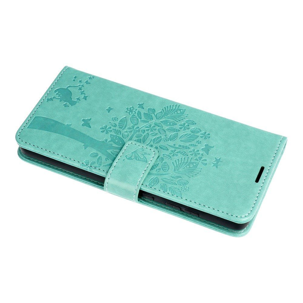 cofi1453 Handyhülle Elegante Buch-Tasche Hülle Fancy "Mezzo"Book-Style, Kunstleder Schutzhülle Handy Wallet Case Cover mit Kartenfächern, Stan