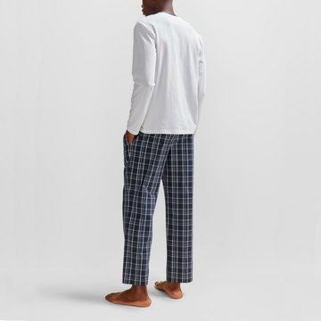 BOSS Pyjama Urban Long Set (2 tlg) mit seitlichen Taschen