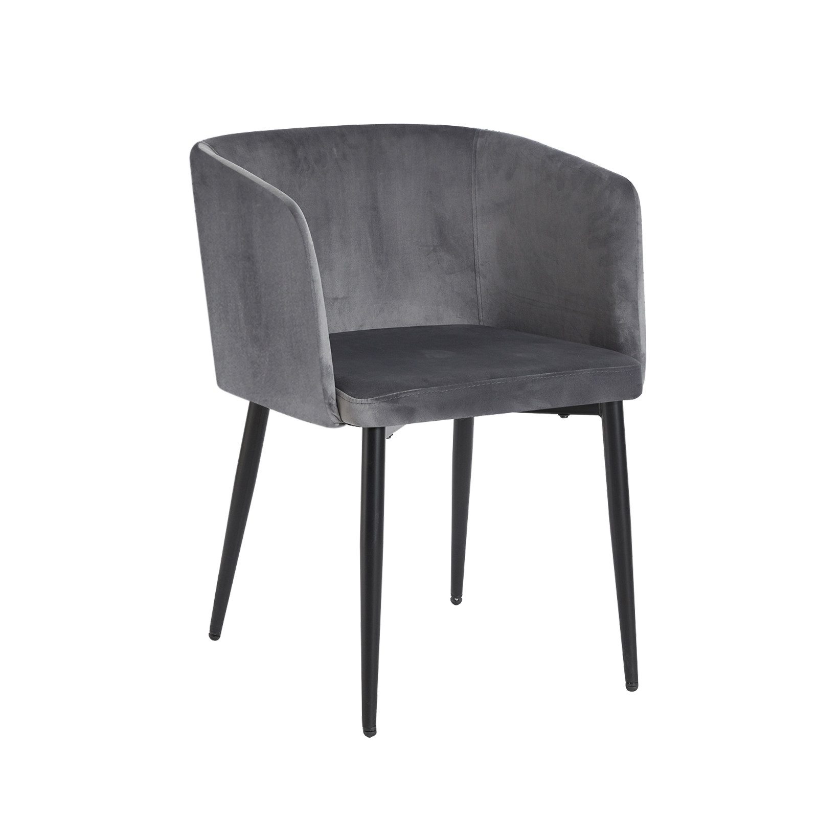 HTI-Living Esszimmerstuhl Stuhl Destin Velvet Grau günstig online kaufen