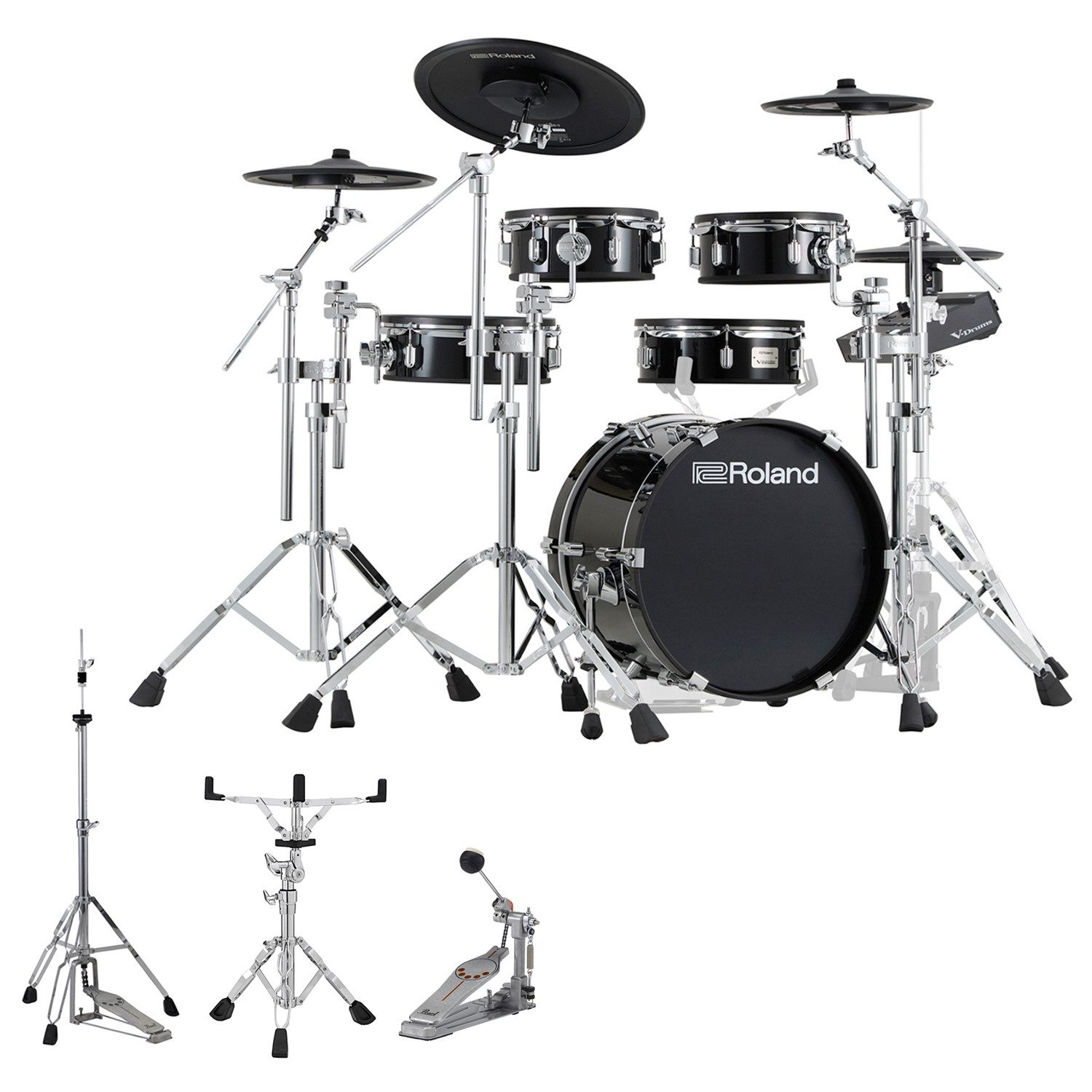Roland Audio E-Drum Roland E-Drum VAD316 elektronisches Schlagzeug mit Hardware,E-Drum, elektronisch