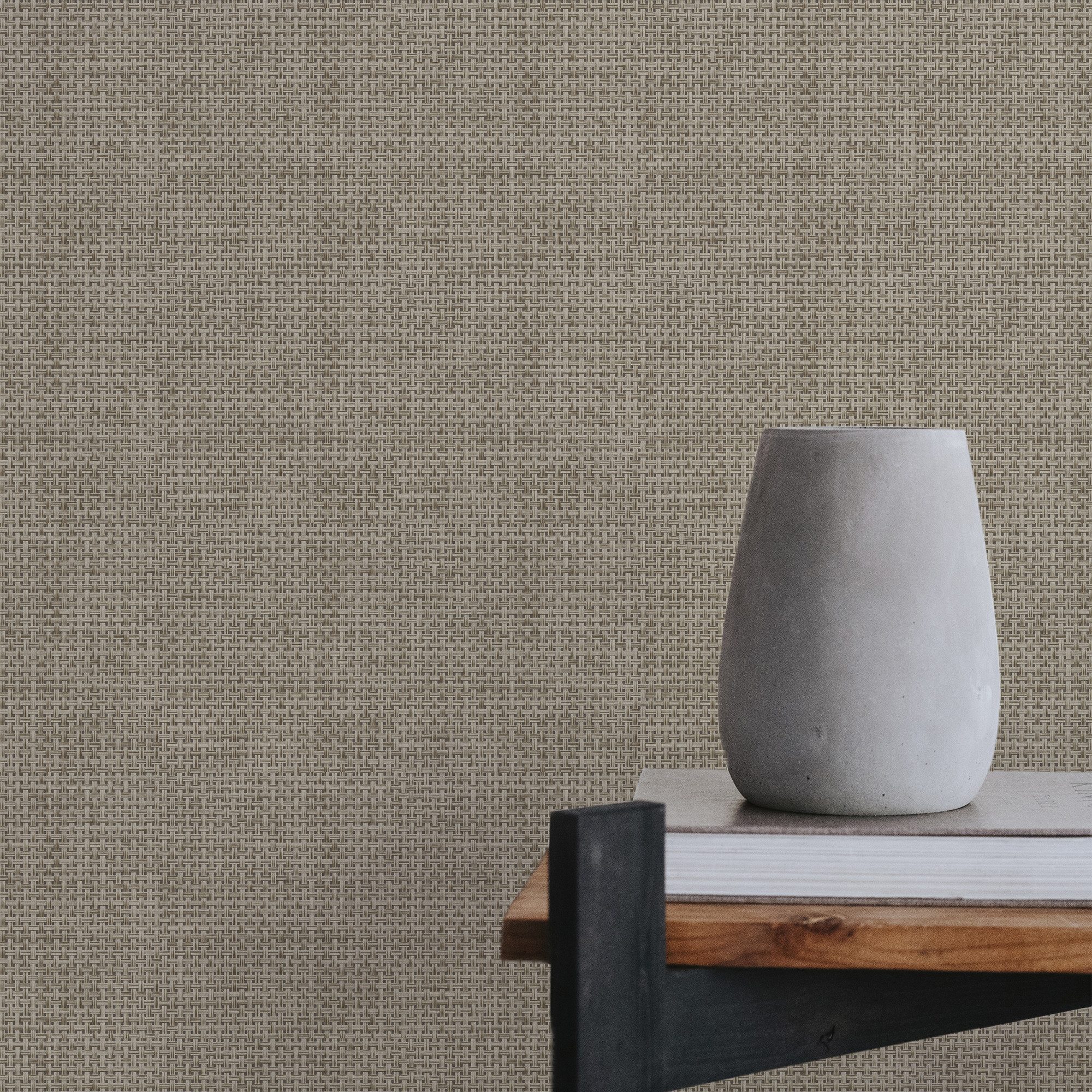 Easy Decor Vliestapete Rotan, texturiert, 3D-Optik, (1 St), Design Tapeten