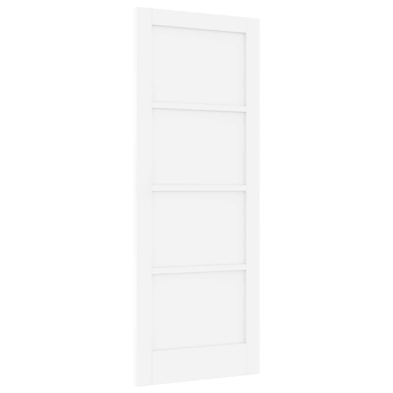 vidaXL Haustür Interior Tür 78 x 202 cm Sperrholz Weiß (1-St)