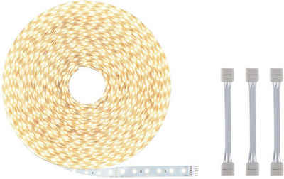 Paulmann LED-Streifen MaxLED 500 Einzelstripe inkl. Adapterkabel 20m Warmweiße 72W 550lm/m, 1-flammig, unbeschichtet