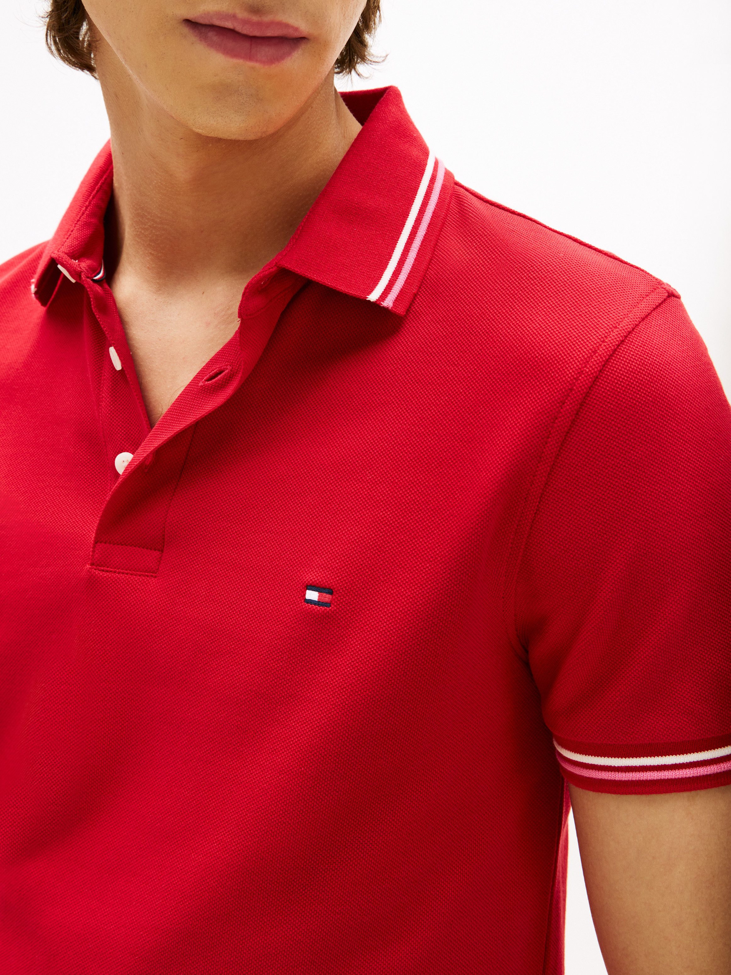 Tommy Hilfiger Poloshirt TOMMY TIPPED SLIM POLO günstig online kaufen