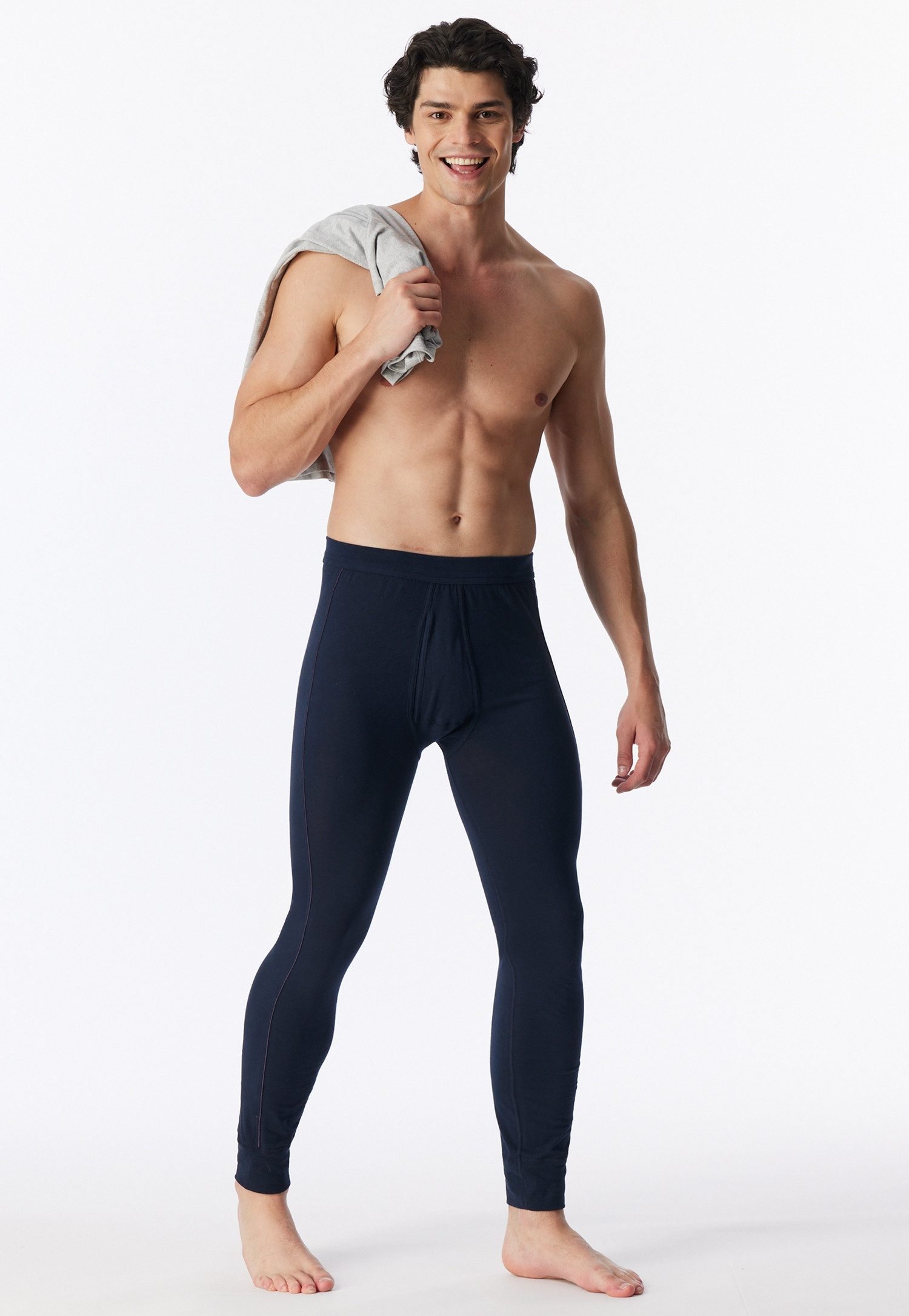 Schiesser Lange Unterhose Comfort Fit softer Bund