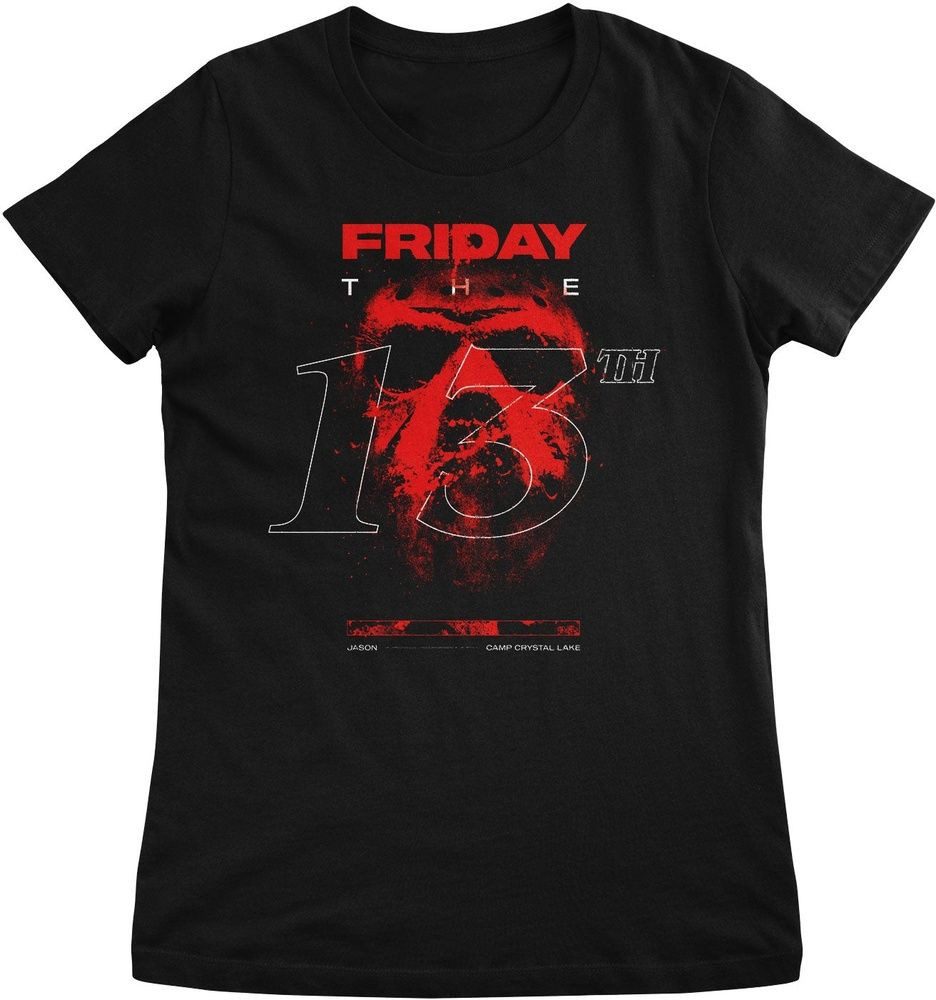 Friday the 13th T-Shirt Friday The 13th Blood Splatter Girly Tee