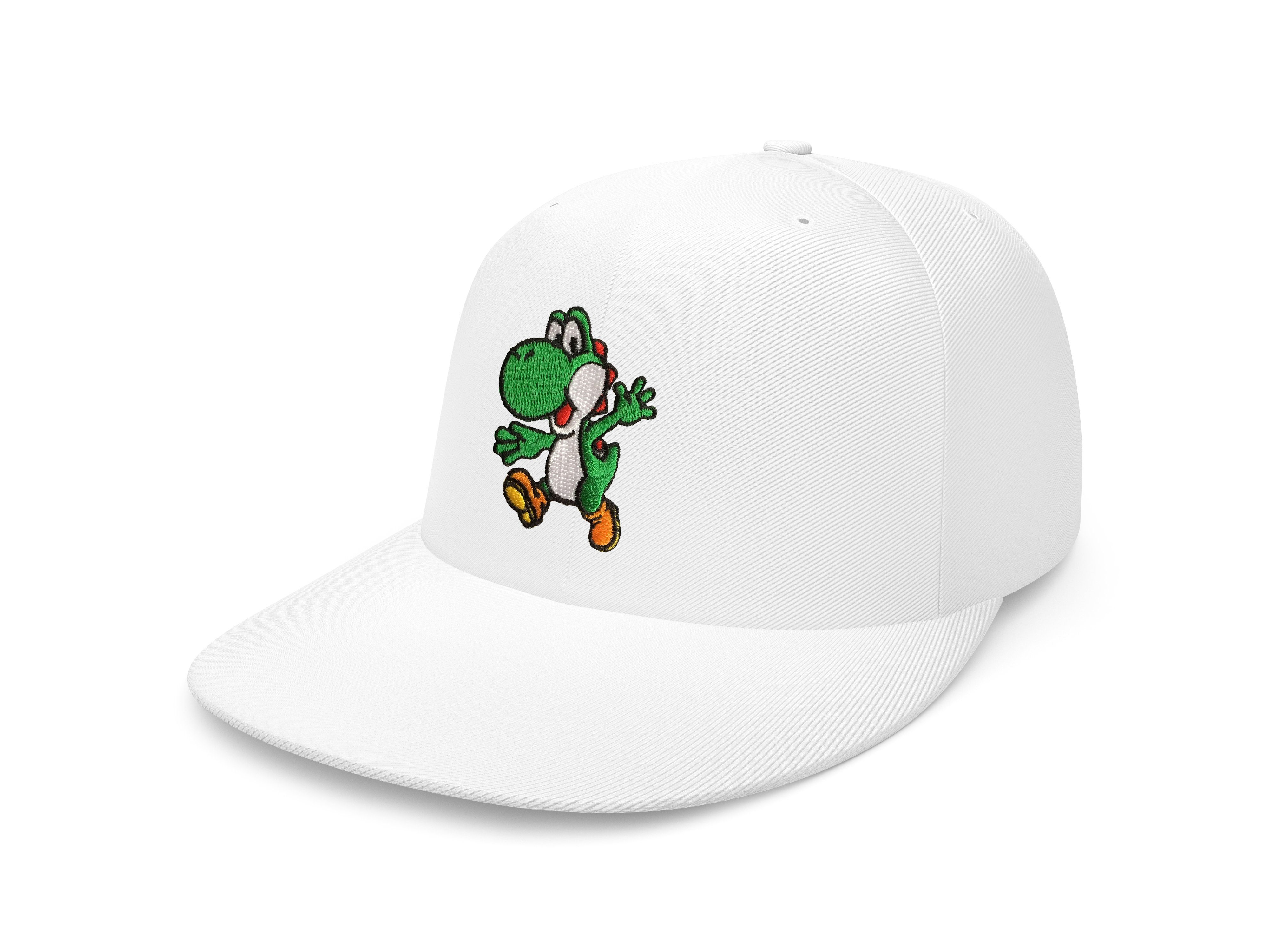 Blondie & Brownie Snapback Cap Unisex Erwachsene Yoshi Stick Patch Mario Luigi Super Retro Konsole One Size