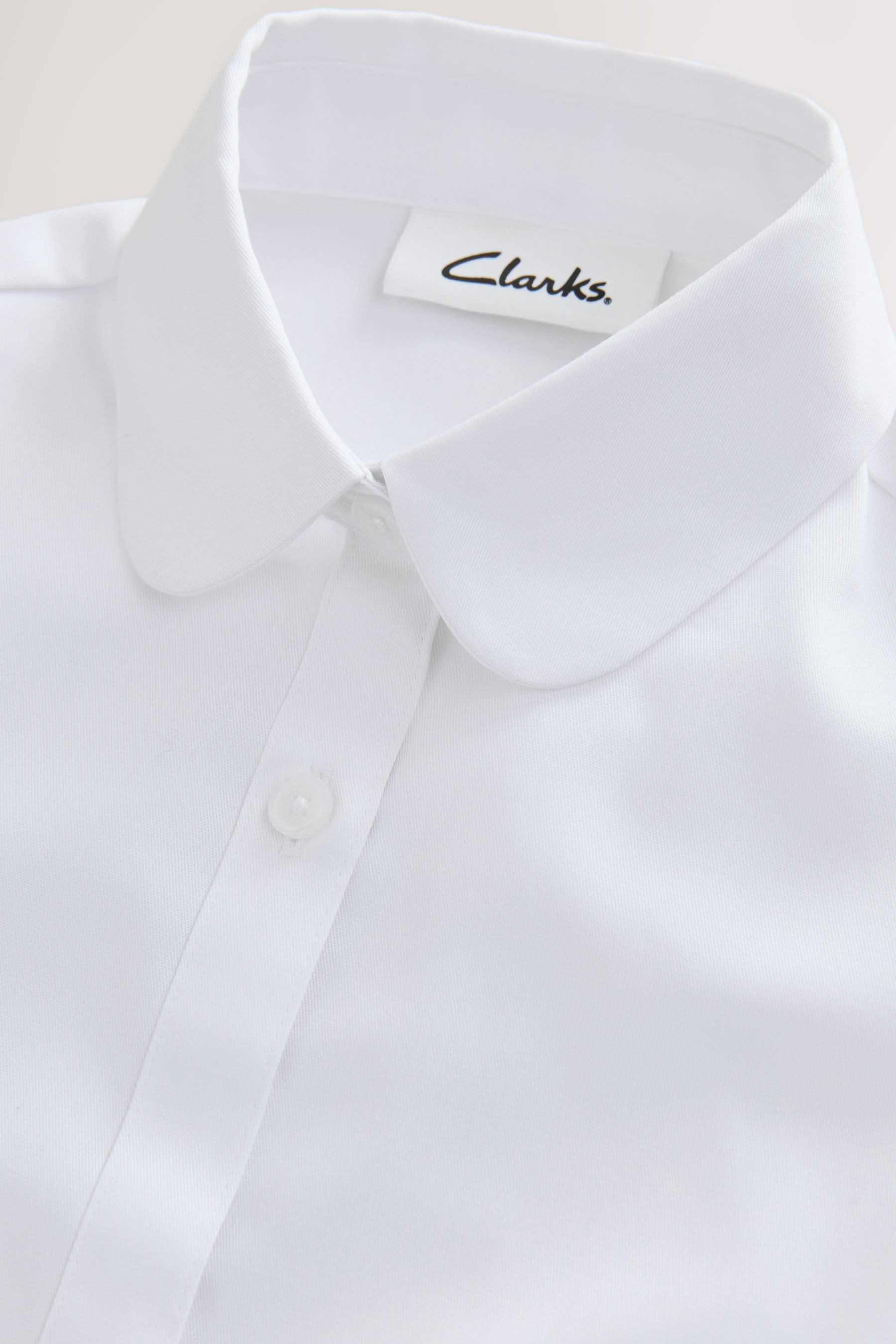 Clarks Langarmhemd Clarks Langarmblusen mit Rüschen, 2er-Pack (2-tlg)