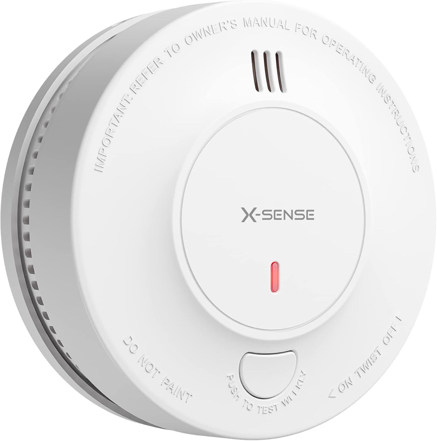 X-SENSE SD2J0AX Verbesserter Feuermelder 10 Jahre Batterie Brandmelder EN14604 Rauchmelder (mit fotoelektrischem Sensor)