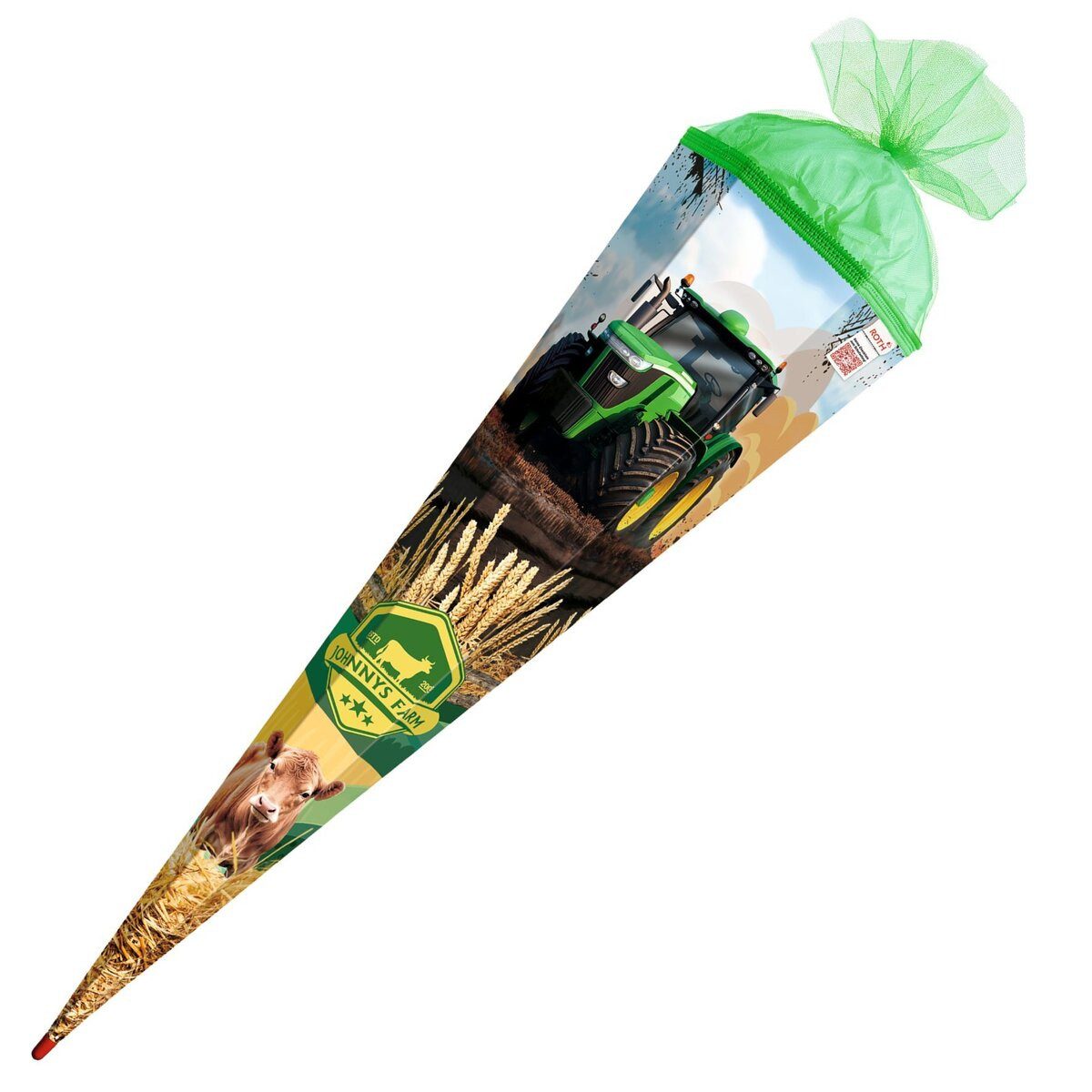 Roth Ideen Schultüte Schultüte Traktor Power - sechseckig 85 cm