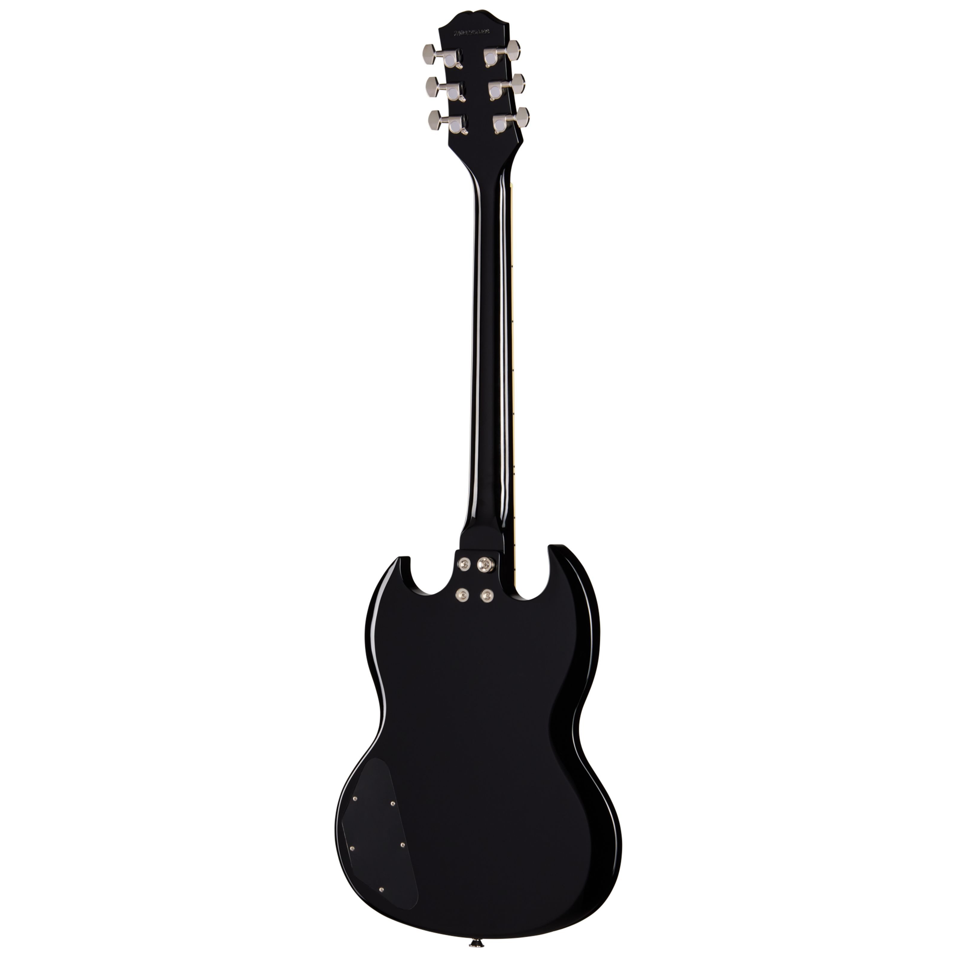 Epiphone E-Gitarre, E-Gitarren, Double Cut Modelle, SG Tribute Plus Ebony Burst - Double Cut Modelle