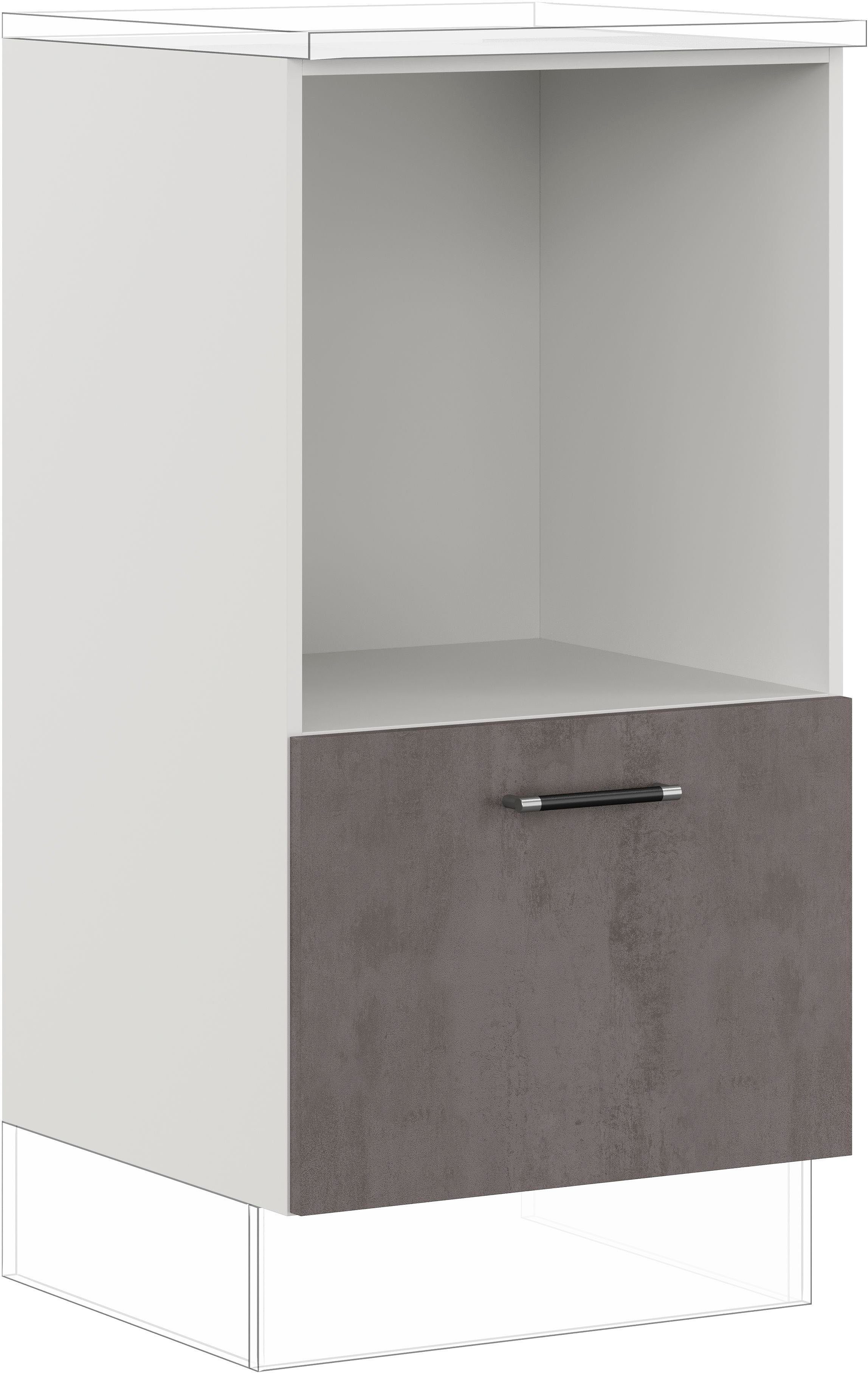 IMPULS KÜCHEN Backofenumbauschrank "Prag", Breite/Höhe: 60/104,3 cm, mit Soft-Close vormontiert, mit Auszug