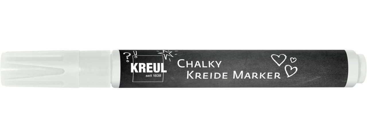 Kreul Künstlerstift Kreul Chalky Kreidemarker medium snow white 2 - 4