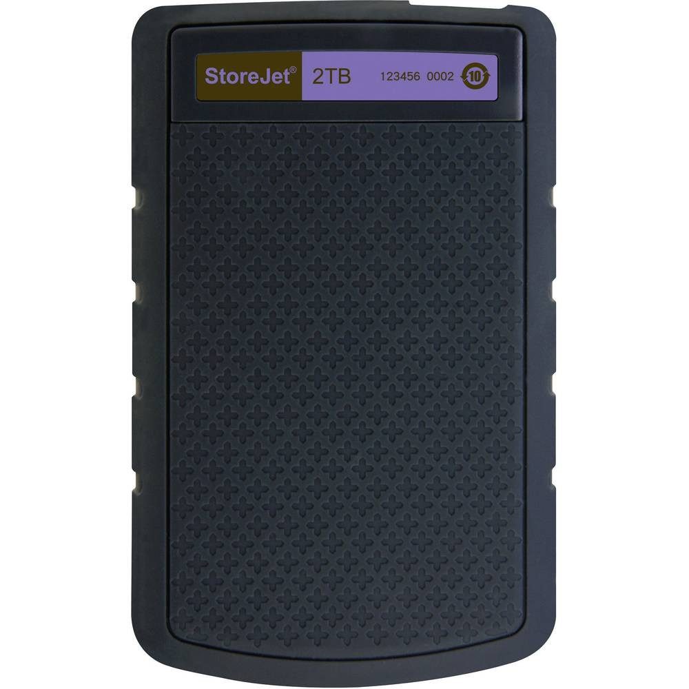 Transcend StoreJet 25H3 2TB USB 3.0 TS2TSJ25H3P HDD-Festplatte, stoßsicher