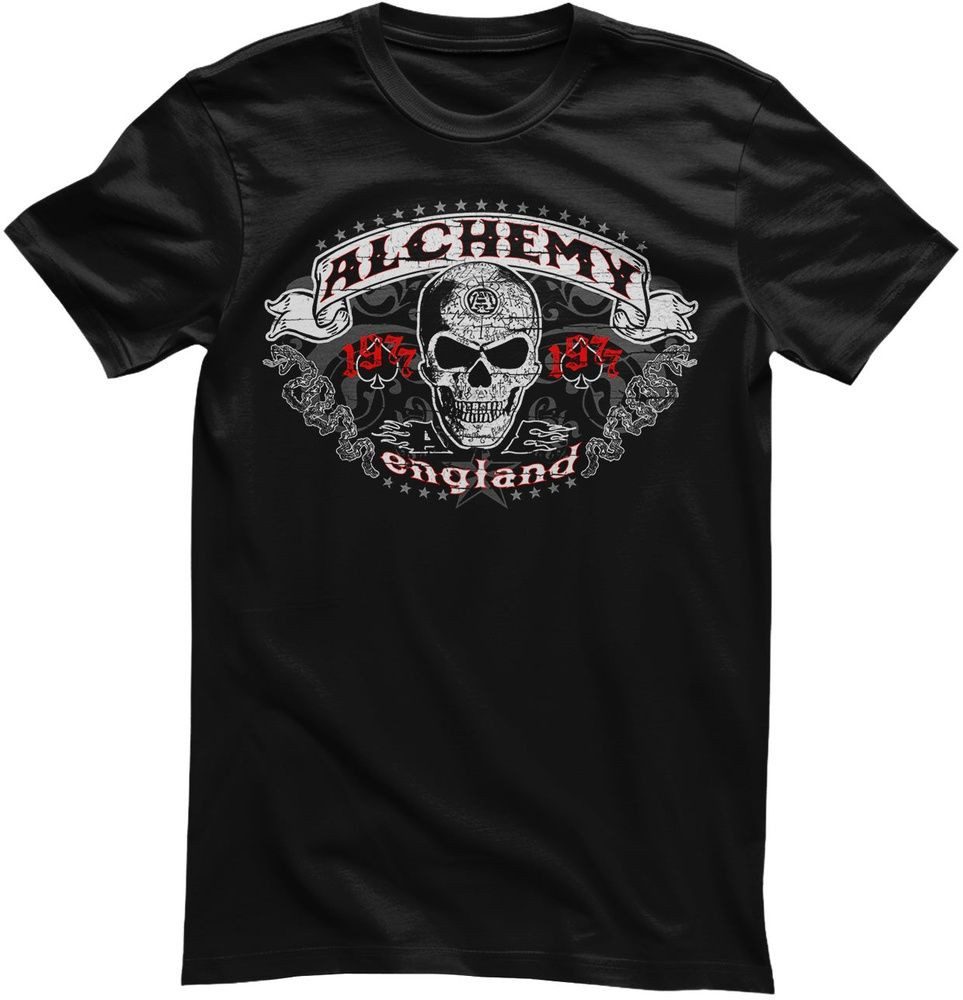 Alchemy Gothic T-Shirt Alchemy England Omega Logo T-Shirt