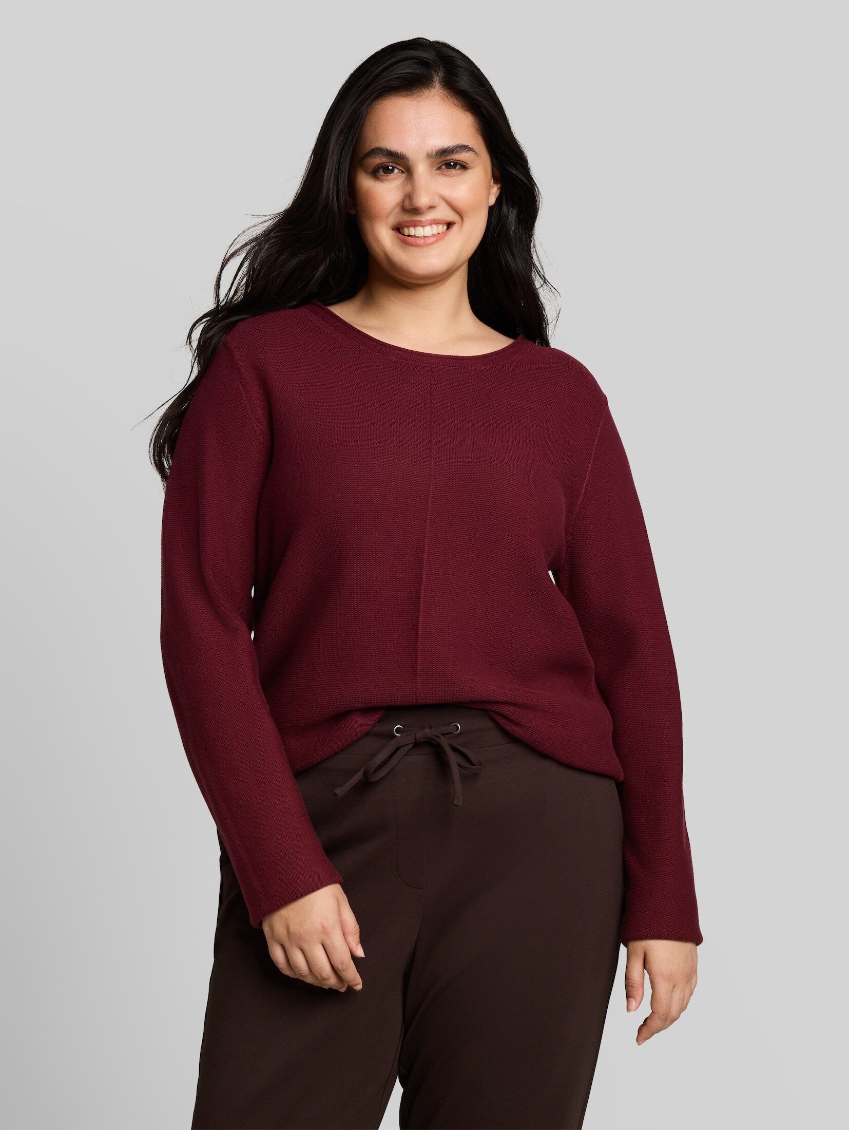 TOM TAILOR PLUS Strickpullover Pullover & Strickjacken Plus Size - Strickpullover aus Baumwolle