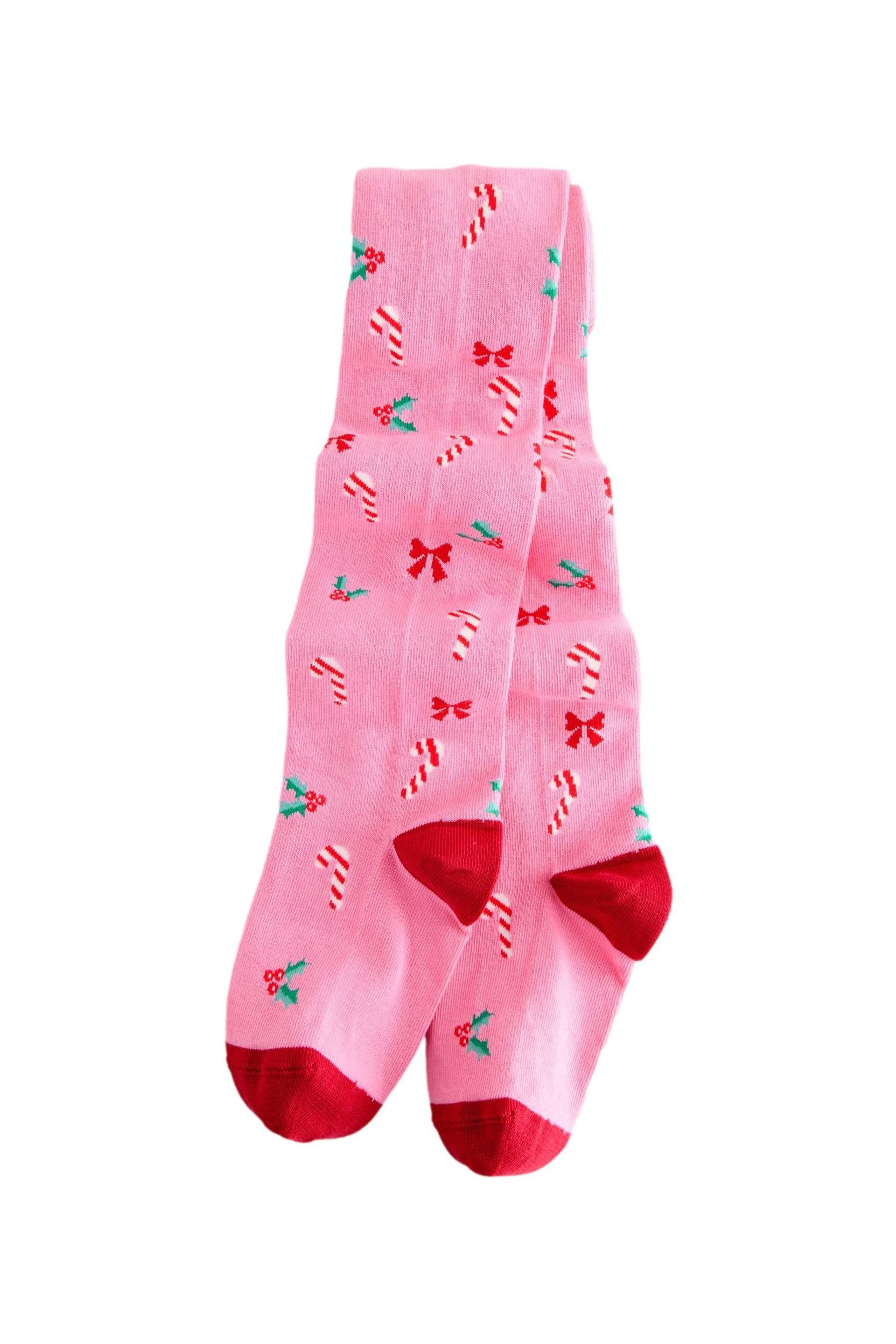 Strumpfhose Weihnachtsstrumpfhose mit hohem Baumwollanteil