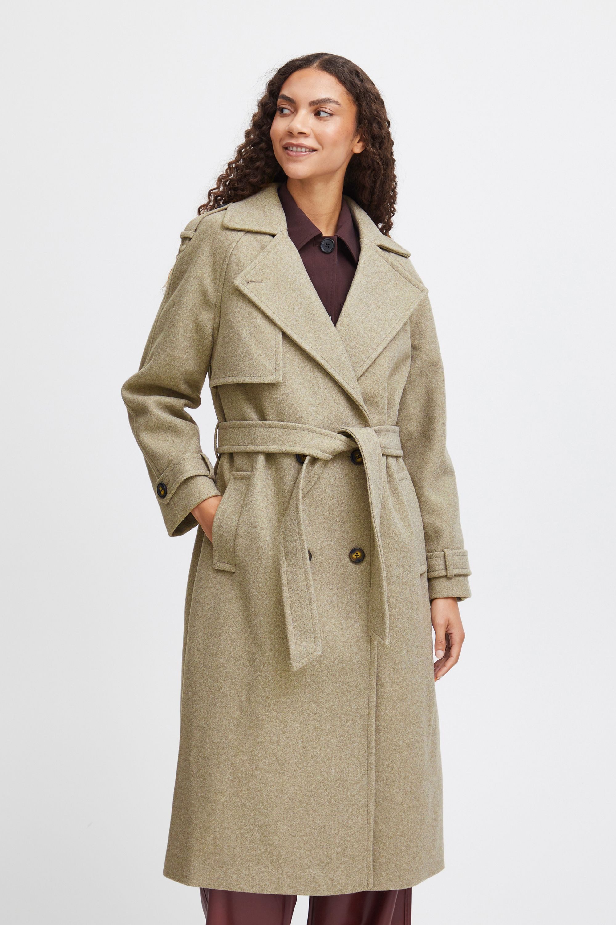 Wollmantel BYCILIA TRENCH COAT -