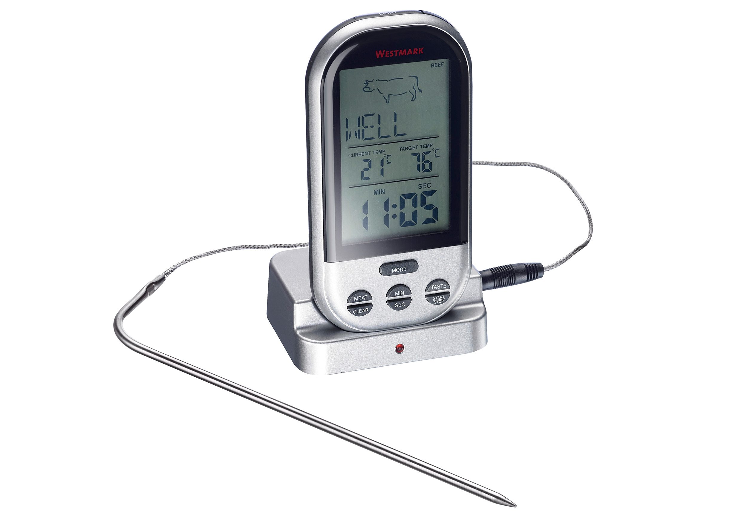 WESTMARK Bratenthermometer, digital, Edelstahl