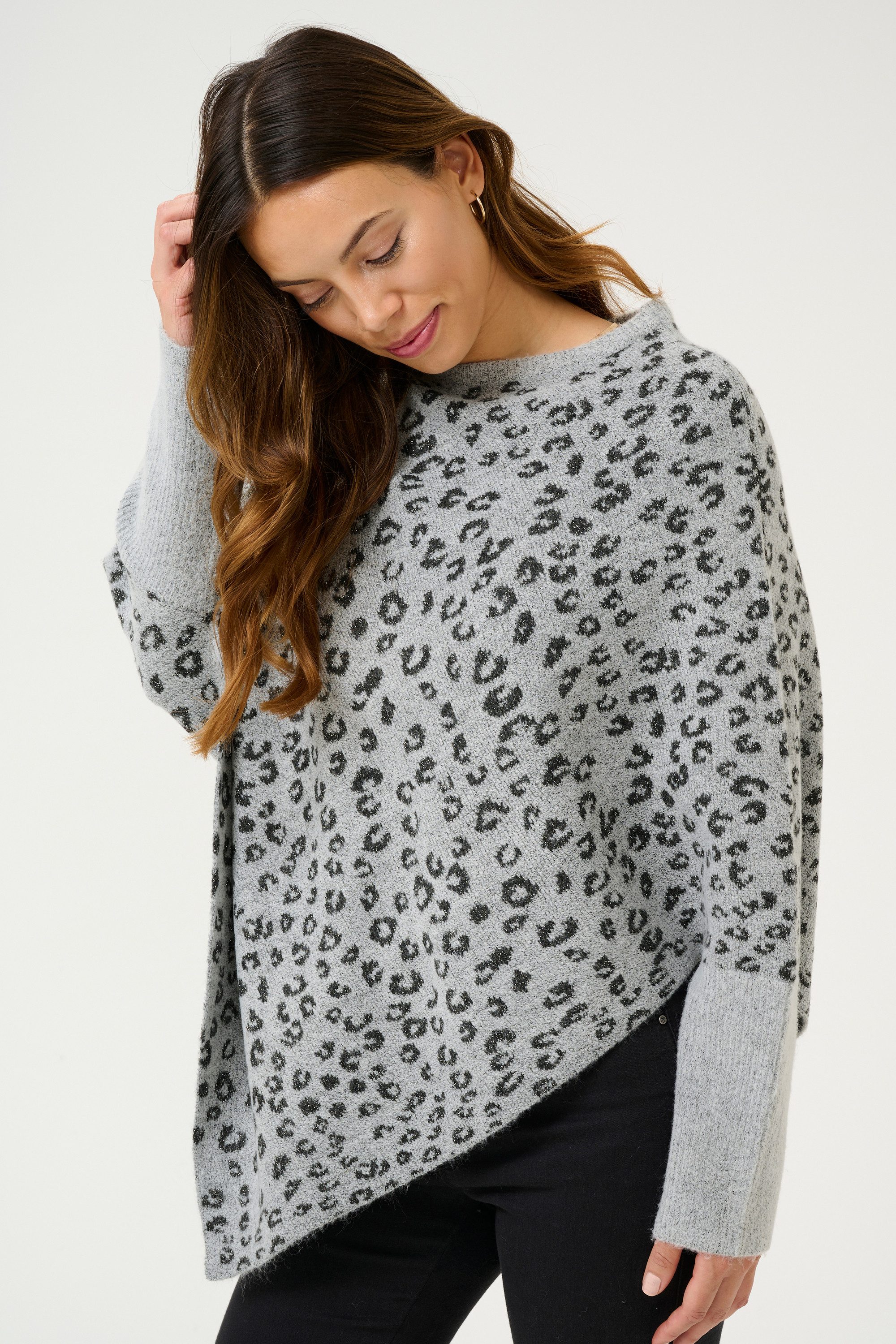 KAFFE Strickponcho Poncho KAmolly