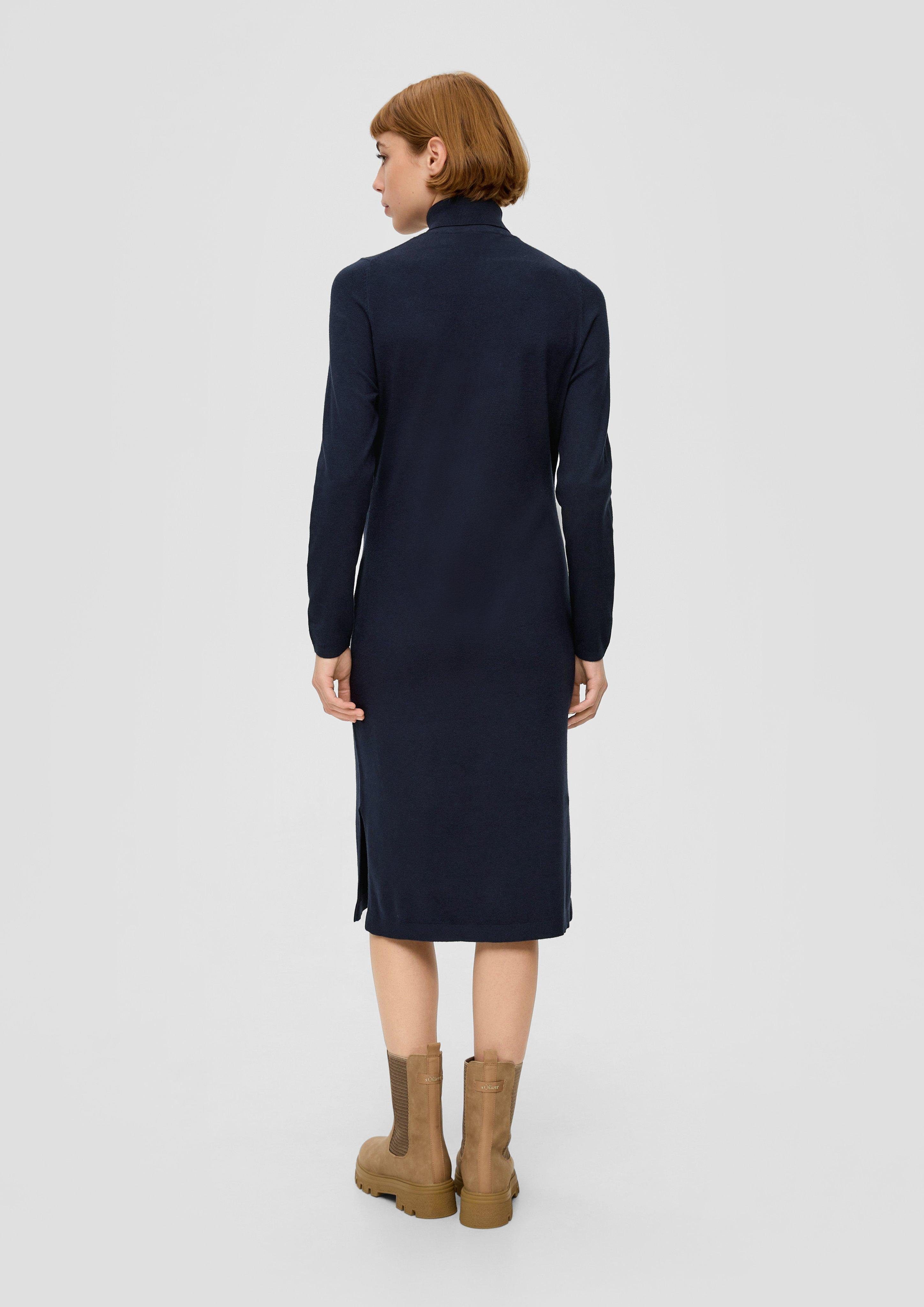 aus s.Oliver Midikleid Viskosemix Minikleid navy