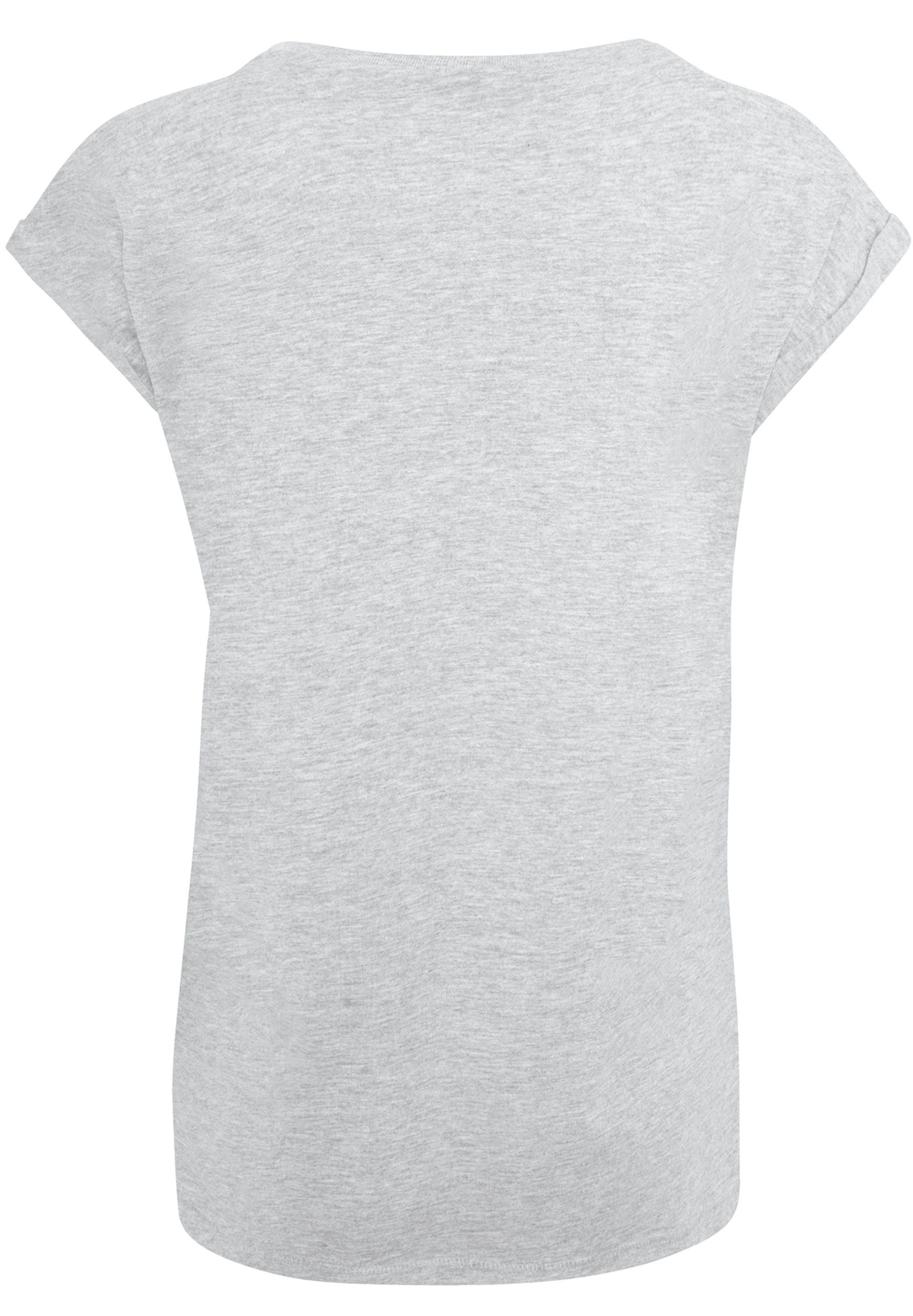 F4NT4STIC T-Shirt PLUS SIZE Queen Classic Crest Print, Das Model ist 170 cm  groß und trägt Größe M