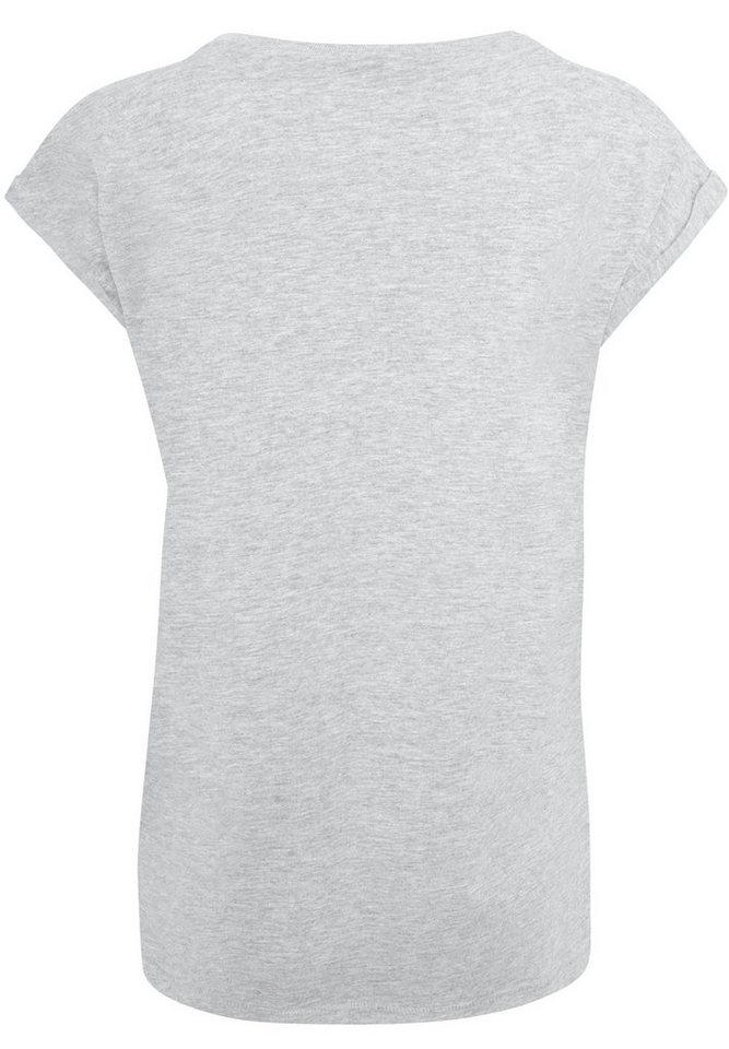 F4NT4STIC T-Shirt PLUS SIZE Queen Classic Crest Print, Das Model ist 170 cm  groß und trägt Größe M
