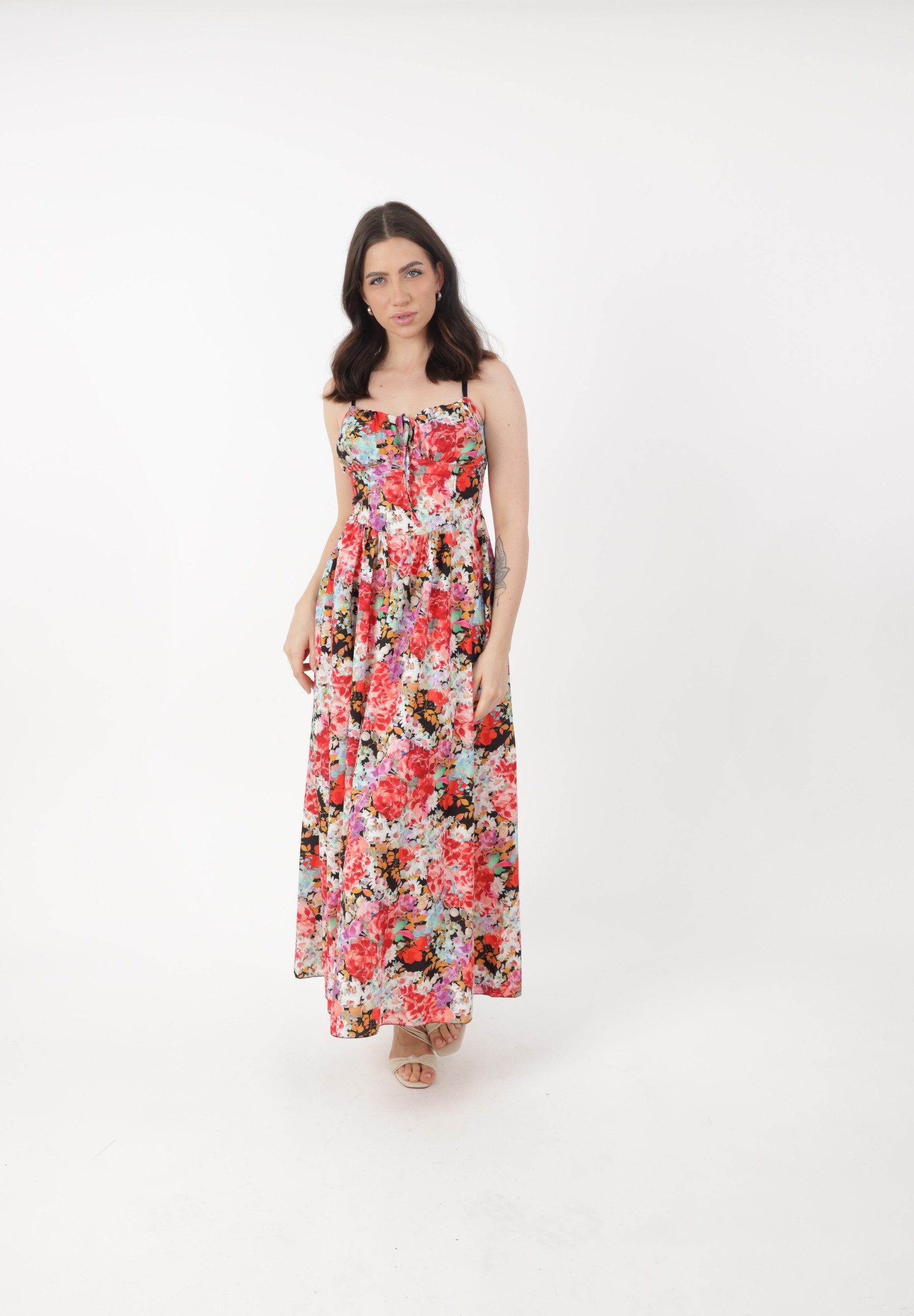 Elara Sommerkleid Kleid mit Muster