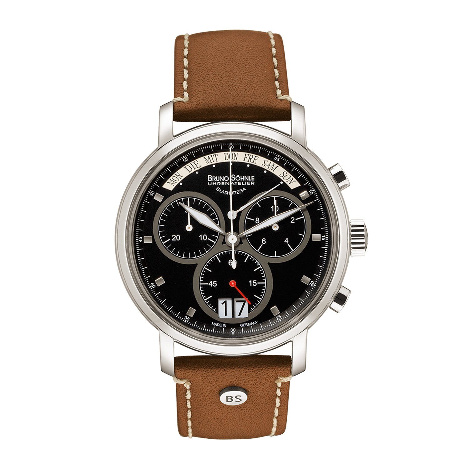 BRUNO SÖHNLE Quarzuhr Bruno Söhnle Quarz Marcato 143 Herrenuhr 17-13143-841