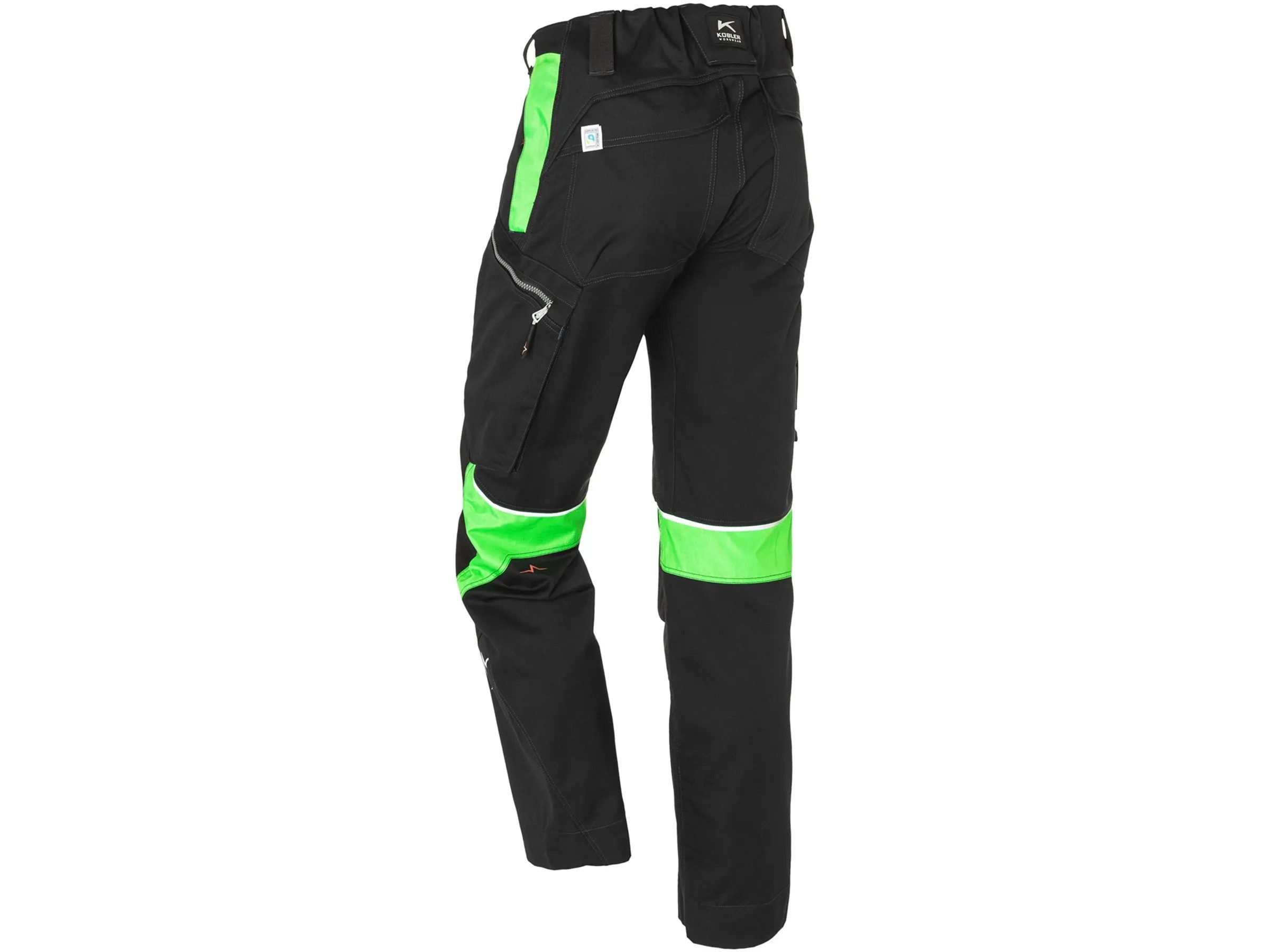 Kübler Arbeitshose Workwear Arbeitshose Herren Pulse Action schwarz/grün